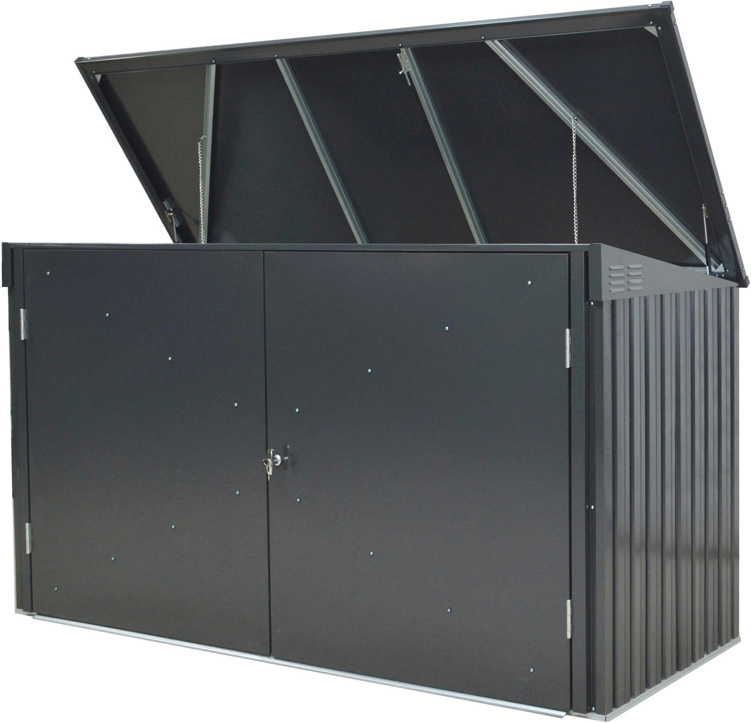 Tepro Universalbox Store Max 232,5 cm x 132 cm x 104,5 cm Anthrazit günstig online kaufen