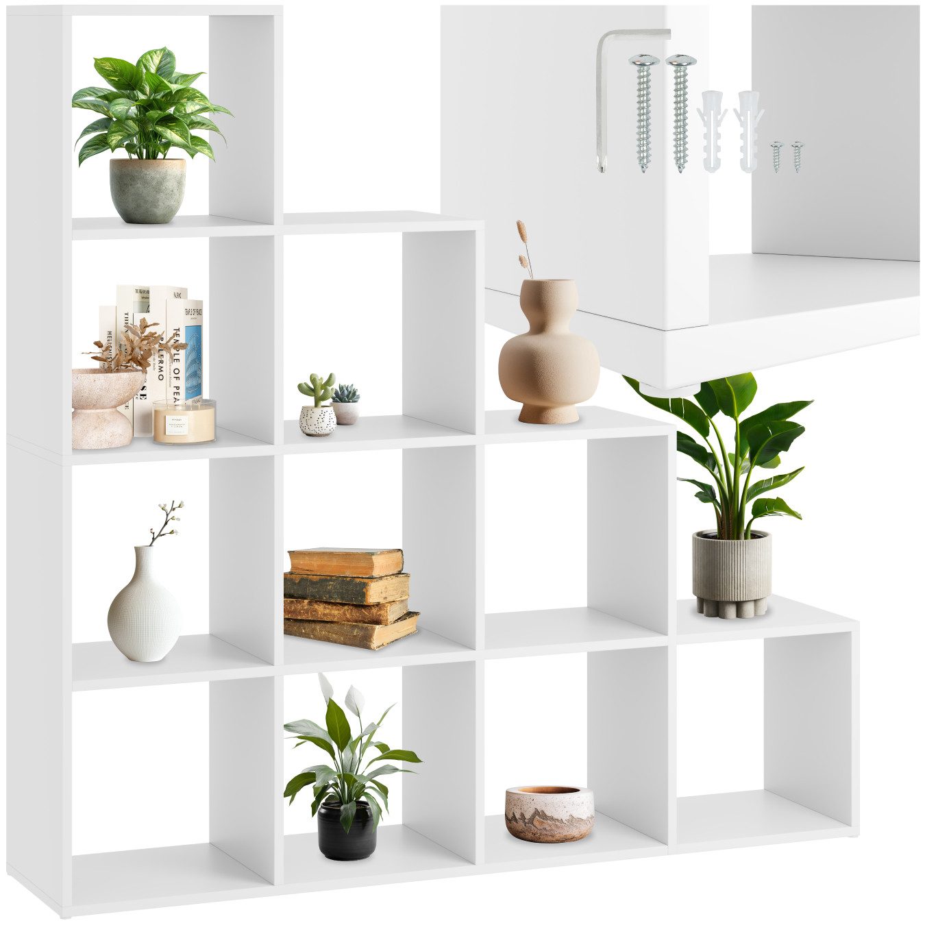 tectake Bücherregal Talisa, Set 1-tlg., praktisches günstig online kaufen