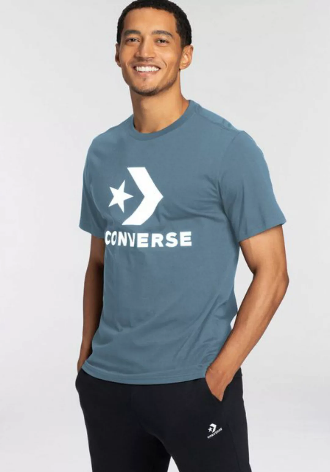 Converse T-Shirt Unisex GO-TO STAR CHEVRON LOGO STANDARD-FIT (1-tlg) Unisex günstig online kaufen