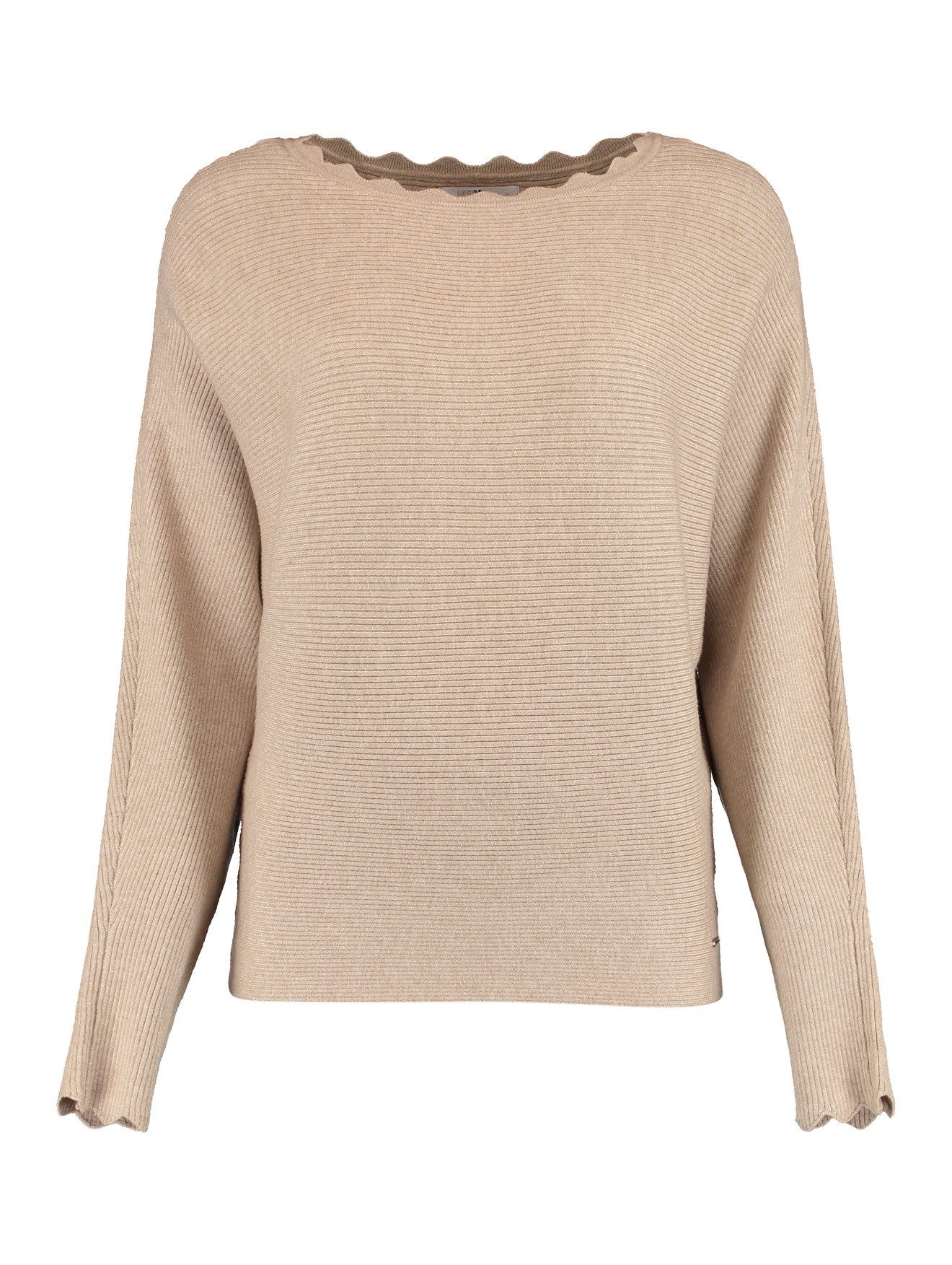 HaILY’S Strickpullover Langarm Locker Gerippt Design günstig online kaufen