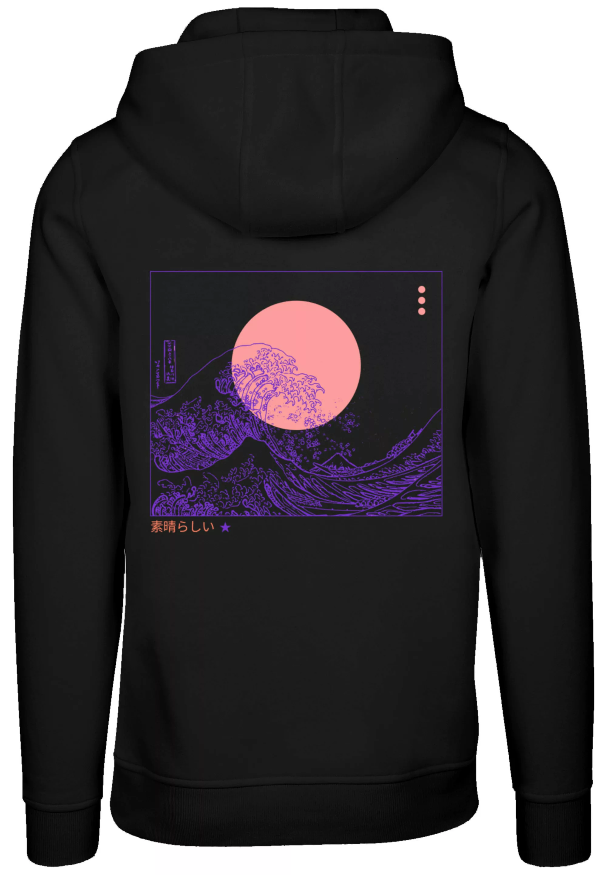 F4NT4STIC Kapuzenpullover "Kanagawa Welle Japan", Hoodie, Warm, Bequem günstig online kaufen