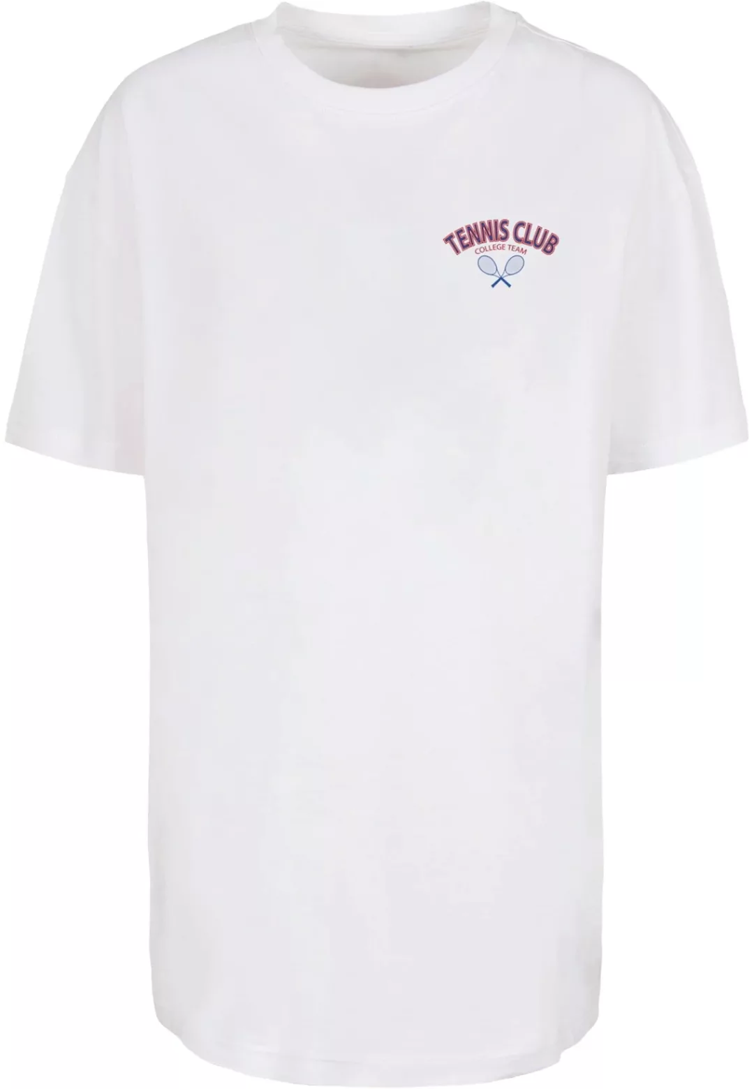 Merchcode T-Shirt "Merchcode Damen Ladies College Club Boyfriend Tee", (1 t günstig online kaufen