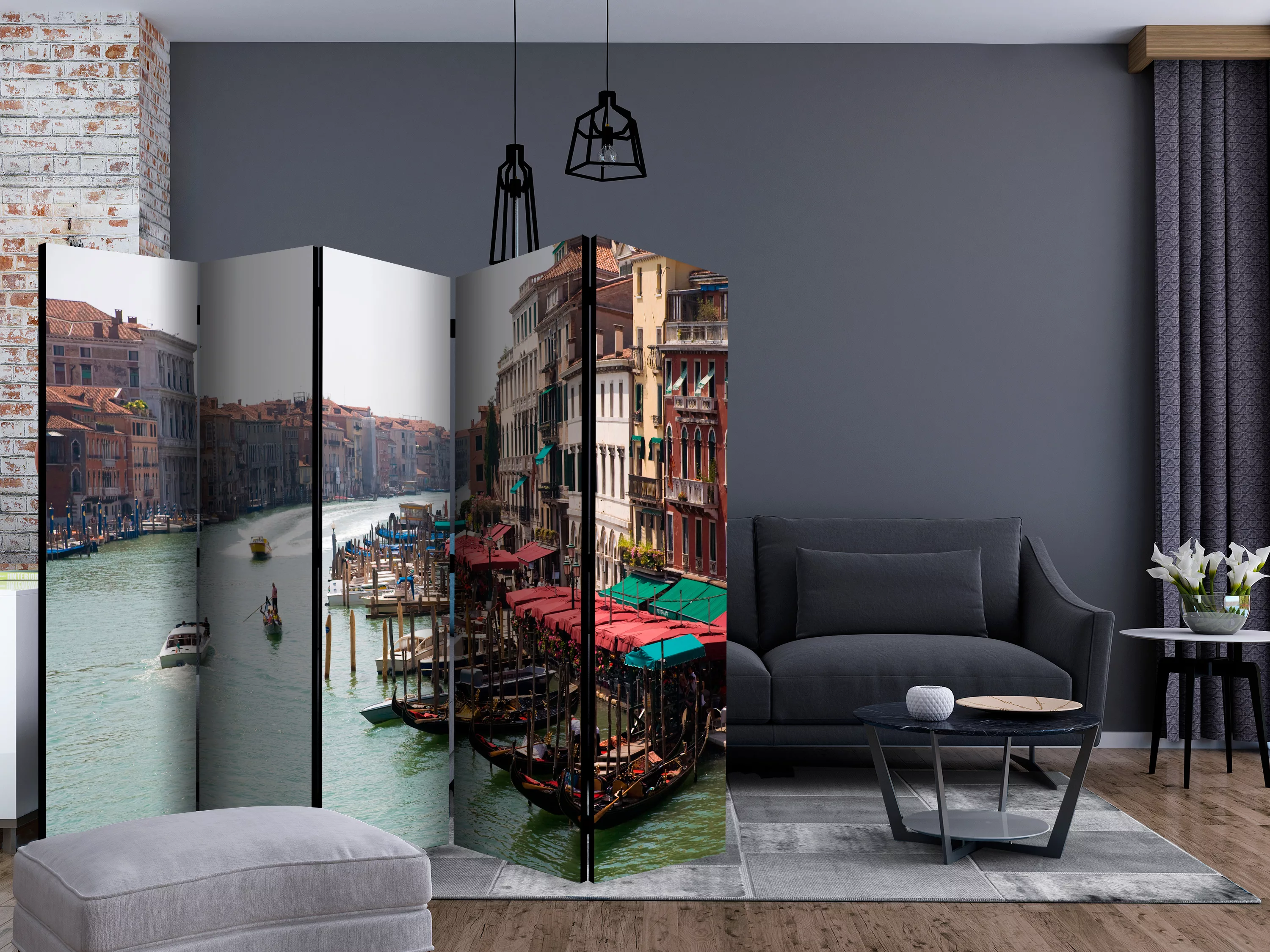 5-teiliges Paravent - The Grand Canal In Venice, Italy Ii [room Dividers] günstig online kaufen