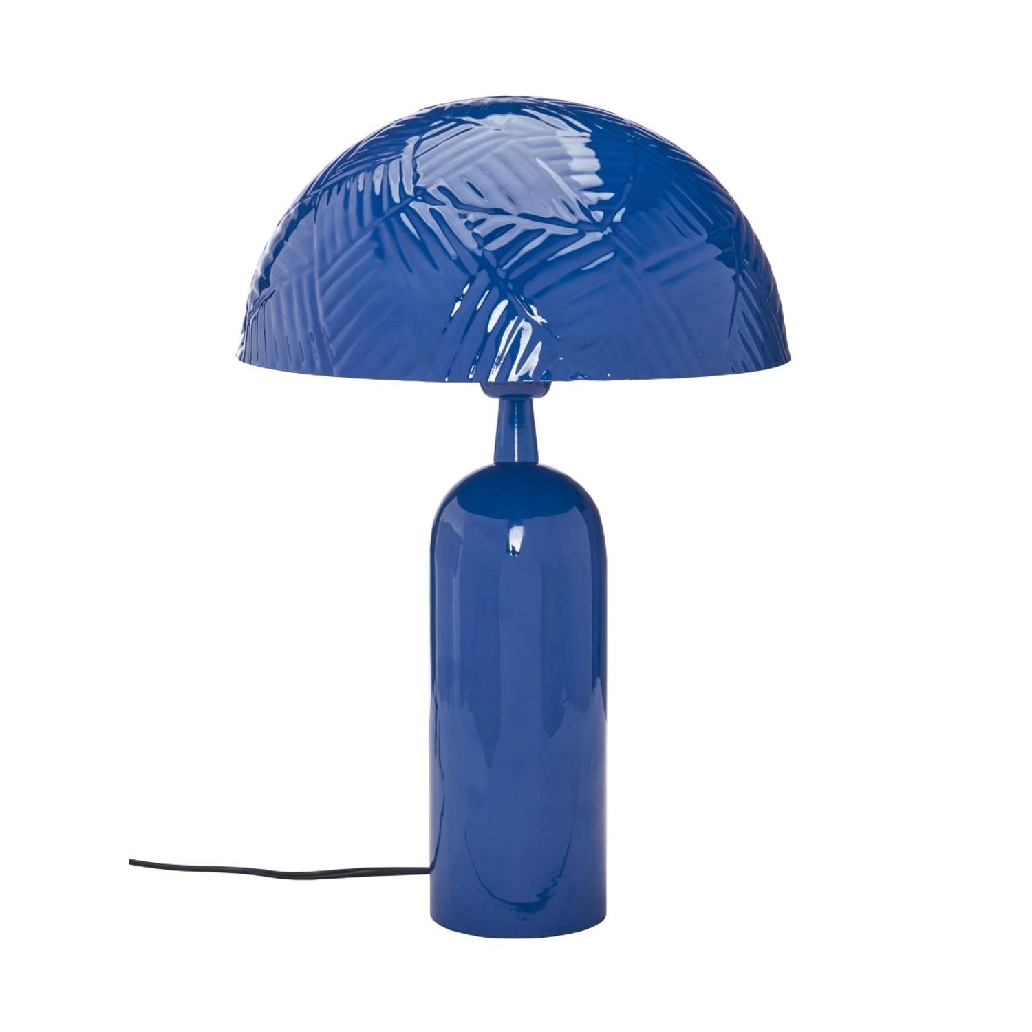 PR Home Carter Tischlampe Blau aus Metall E27 31x45cm günstig online kaufen