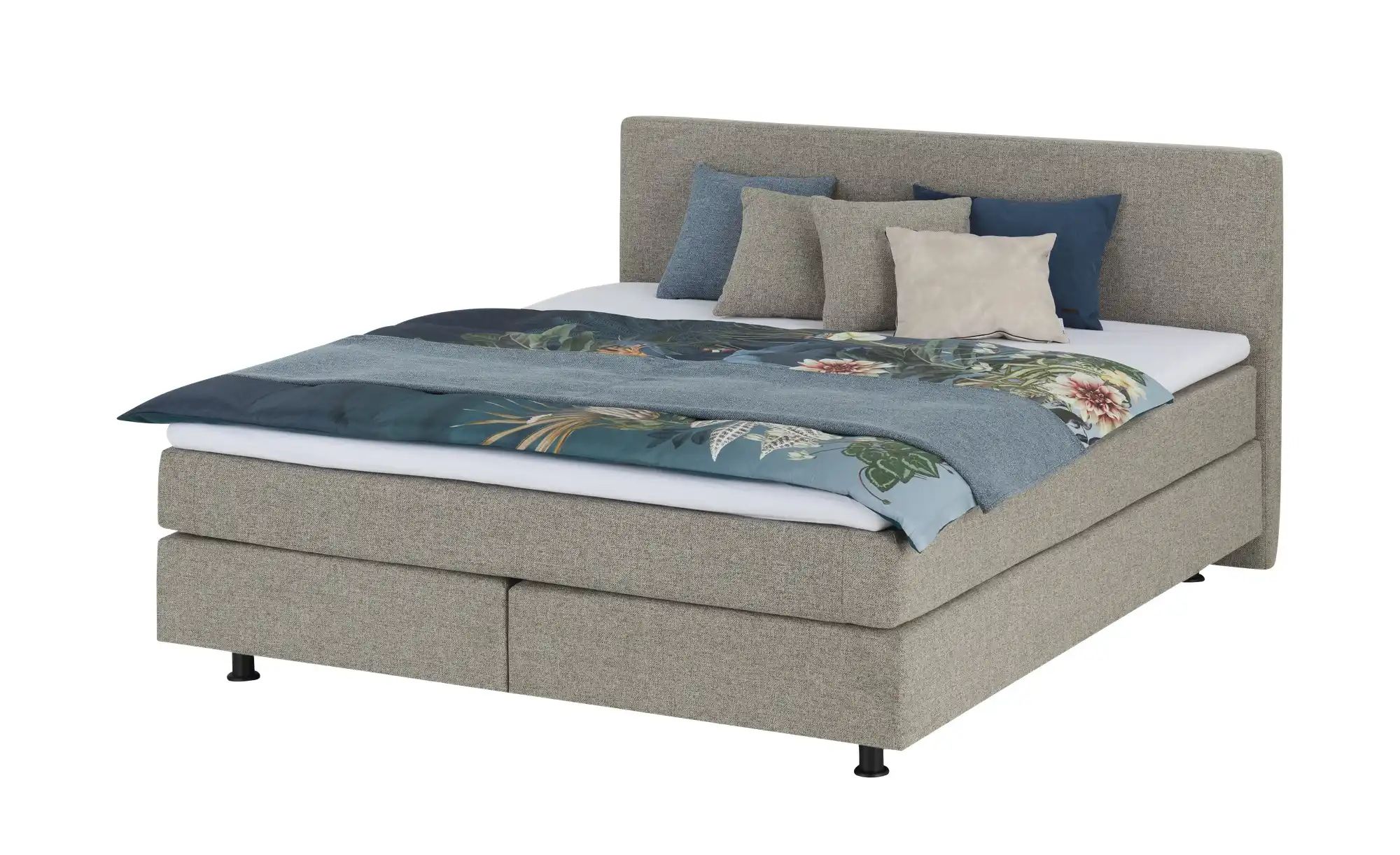 Wohnwert Boxspringbett  Dormian Boro ¦ grau ¦ Maße (cm): B: 180 H: 112,5 Be günstig online kaufen