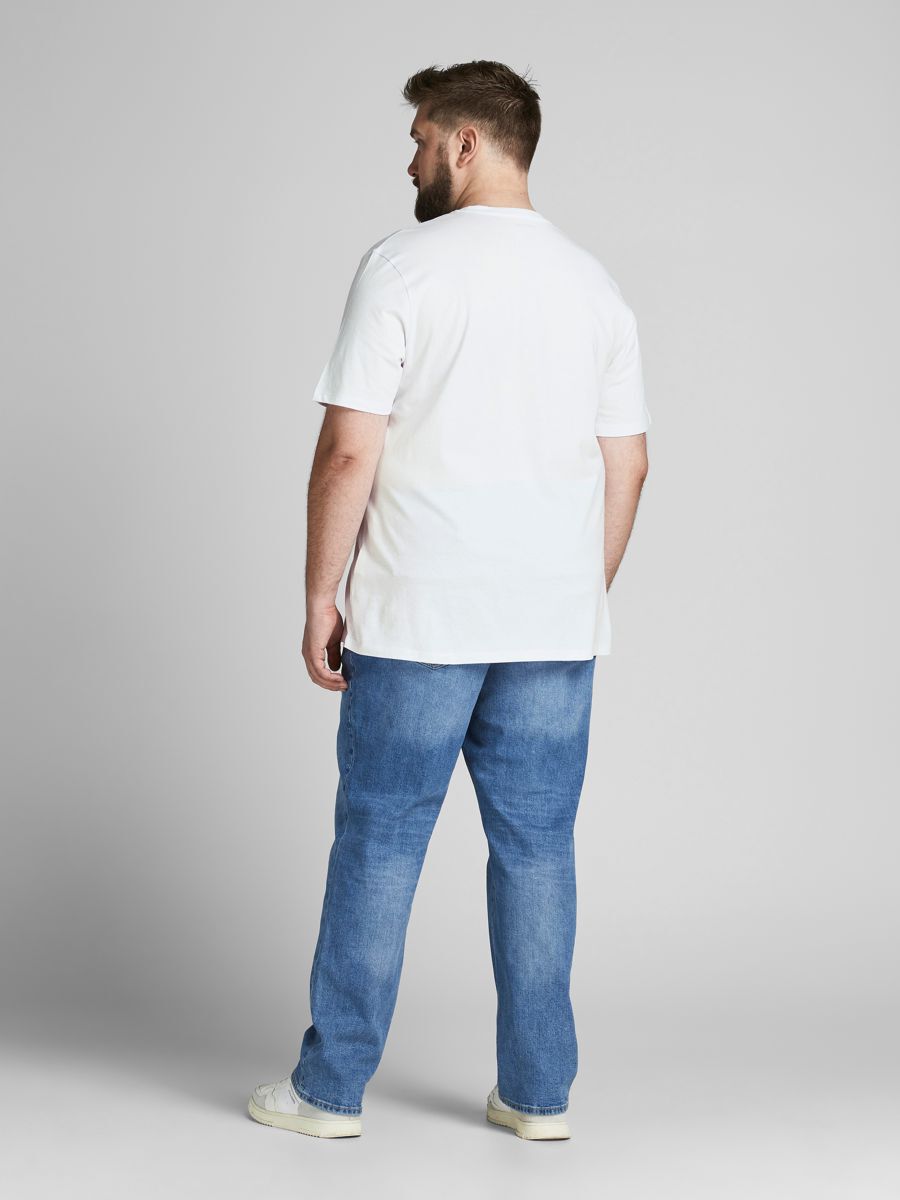Jack & Jones Herren Rundhals T-Shirt JJECORP LOGO - Regular Fit Plussize günstig online kaufen
