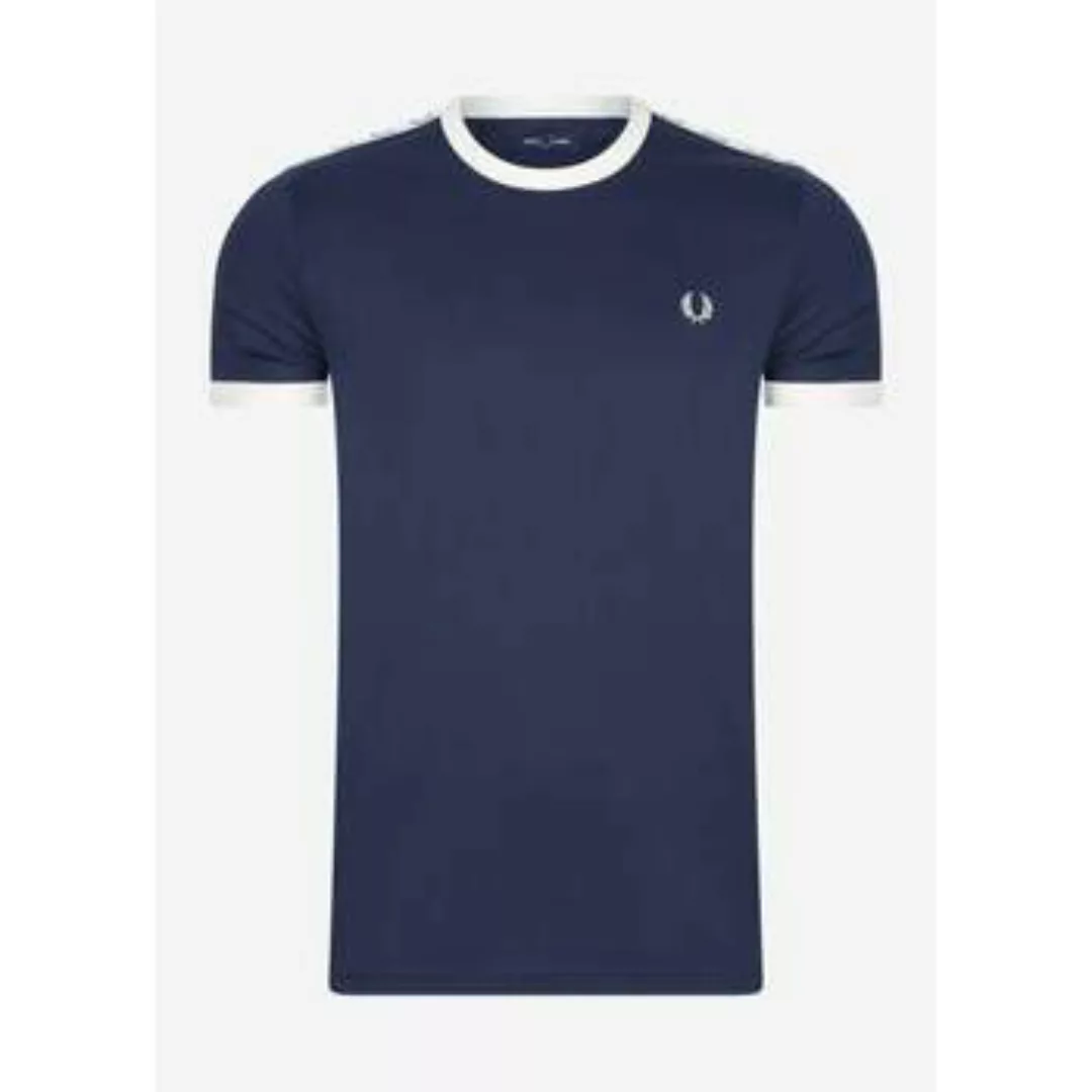 Fred Perry  T-Shirts & Poloshirts Taped ringer t-shirt - carbon blue günstig online kaufen