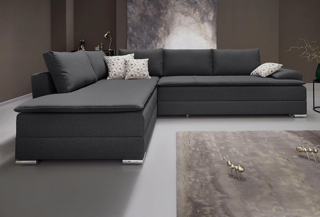 INOSIGN Ecksofa "Night & Day L-Form", mit Boxspring Bettfunktion 180x200 cm günstig online kaufen