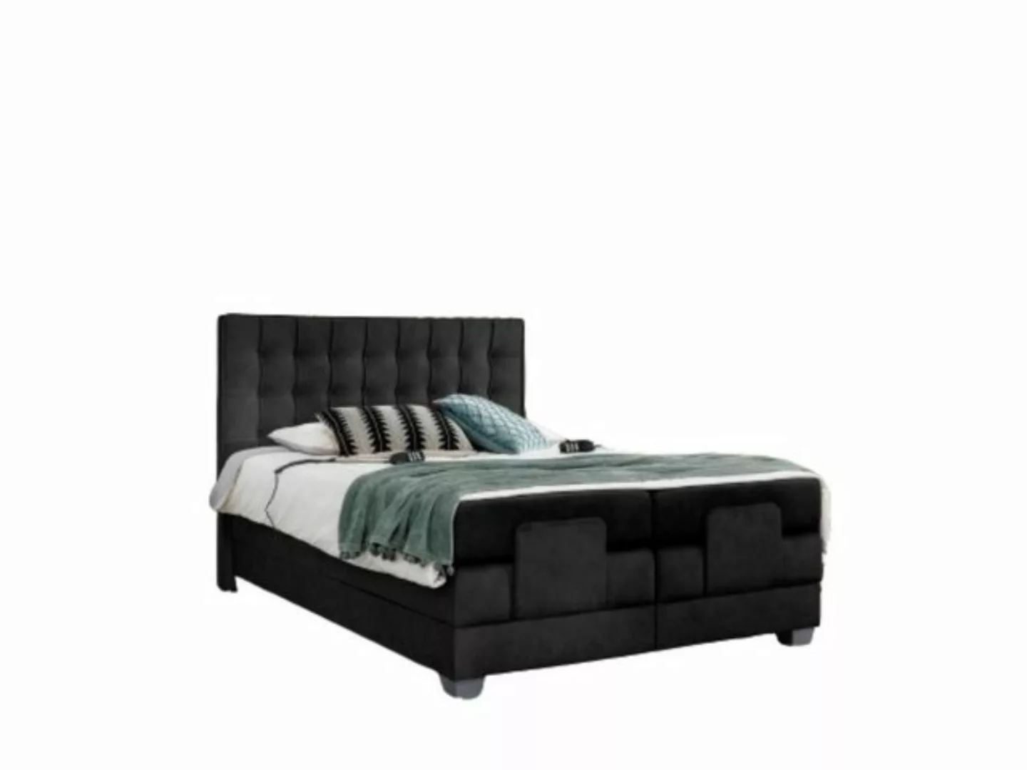 JVmoebel Bett Boxspringbett Polsterbett Polstermöbel Luxus Bett Schlafzimme günstig online kaufen
