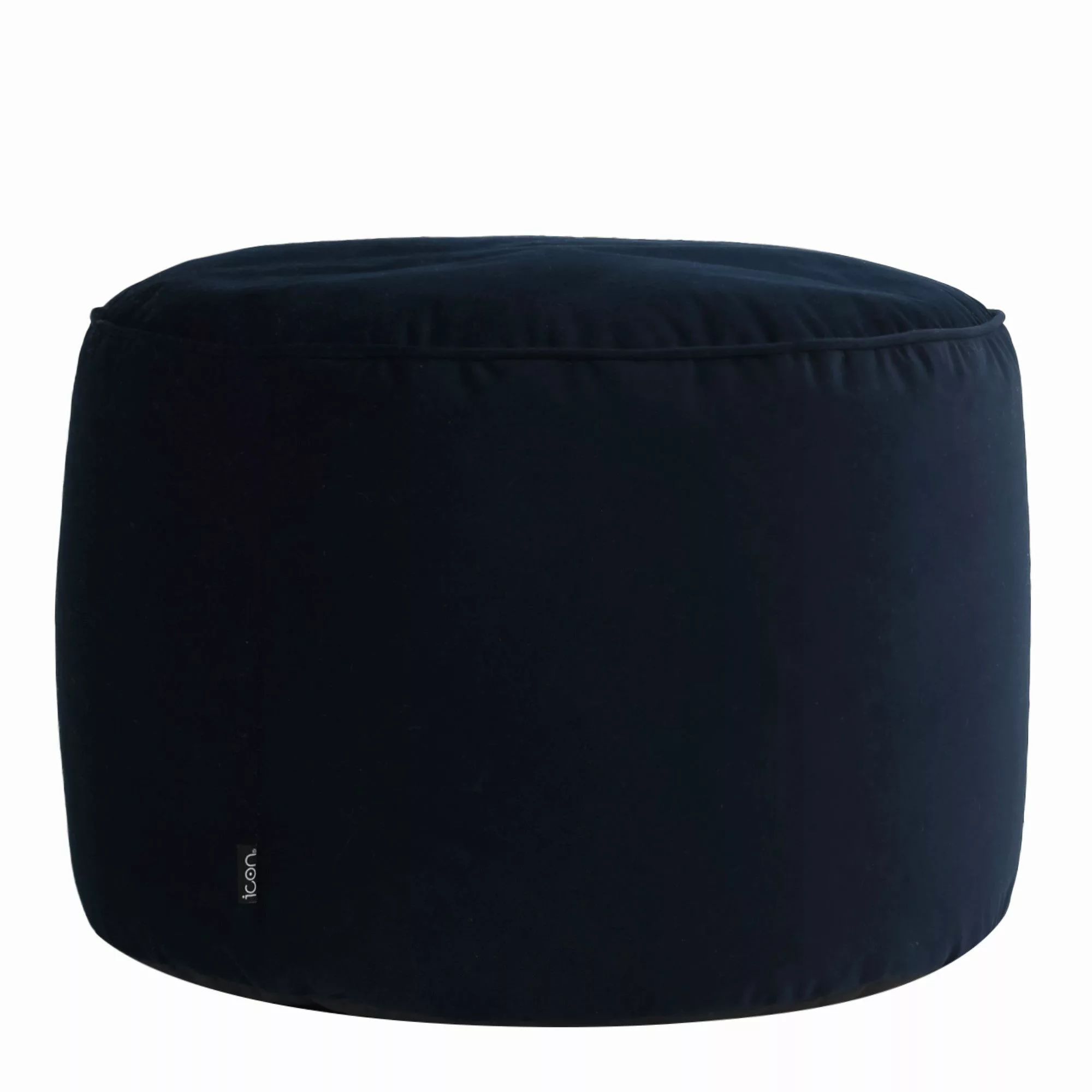 icon Pouf Sitzpouf XL aus Plüschsamt günstig online kaufen