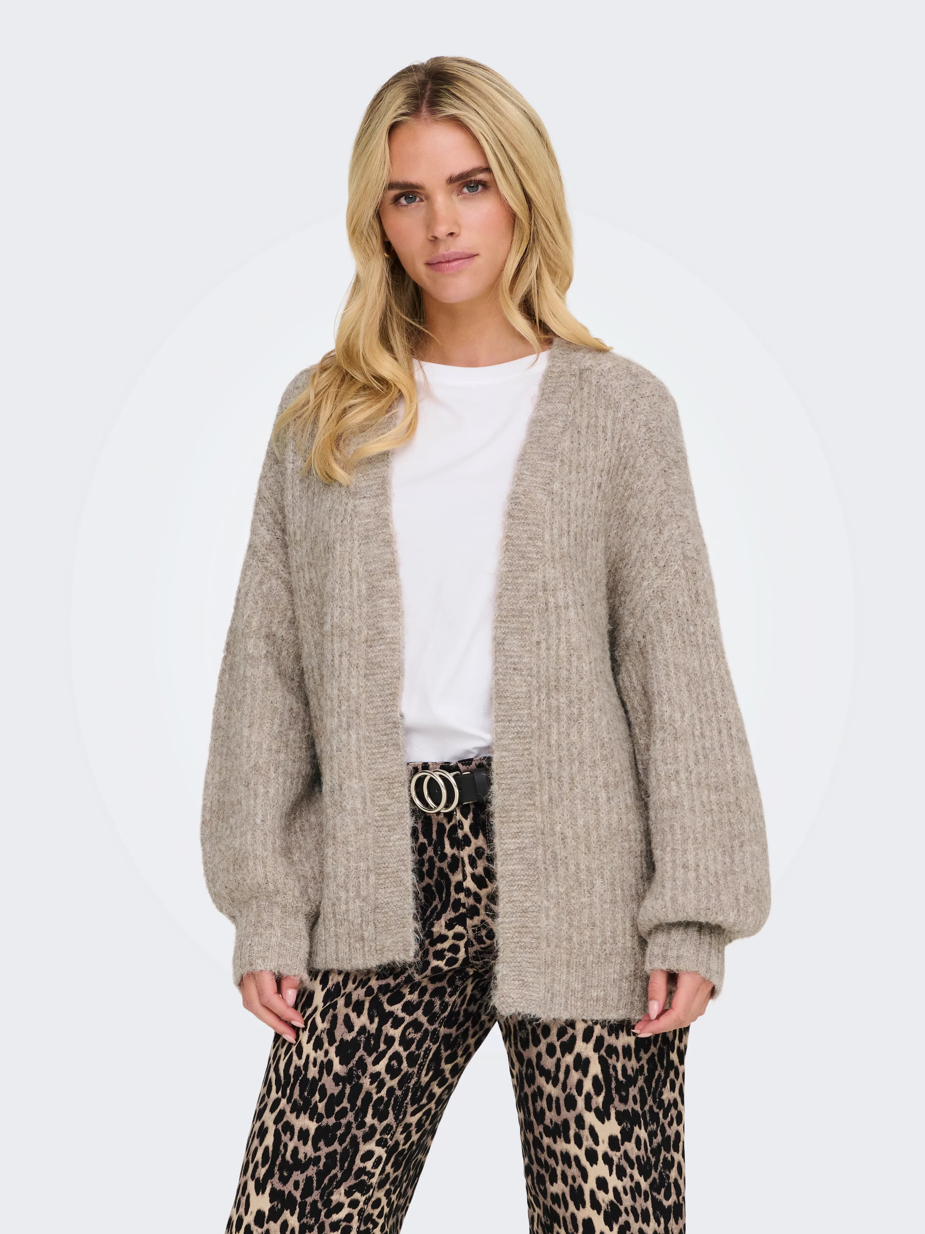 ONLY Strickjacke ONLMAGGIE LIFE LS RIB OPEN CARDI CC KNT günstig online kaufen