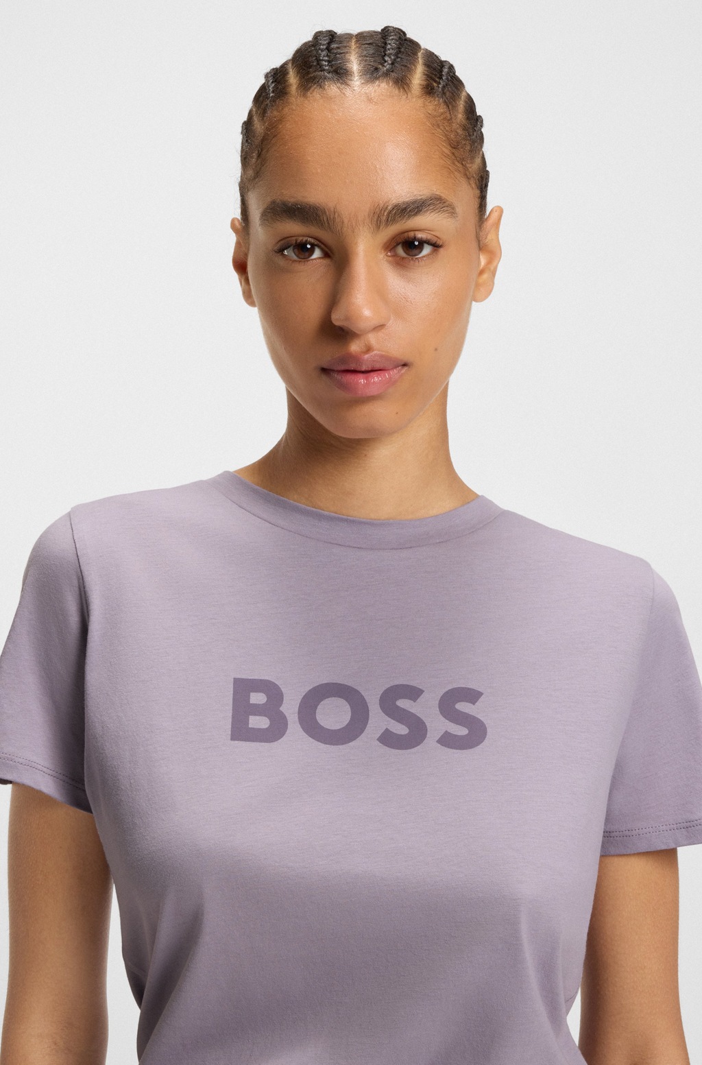 BOSS ORANGE T-Shirt "Elogo Premium Damenmode", mit BOSS-Schriftzug günstig online kaufen