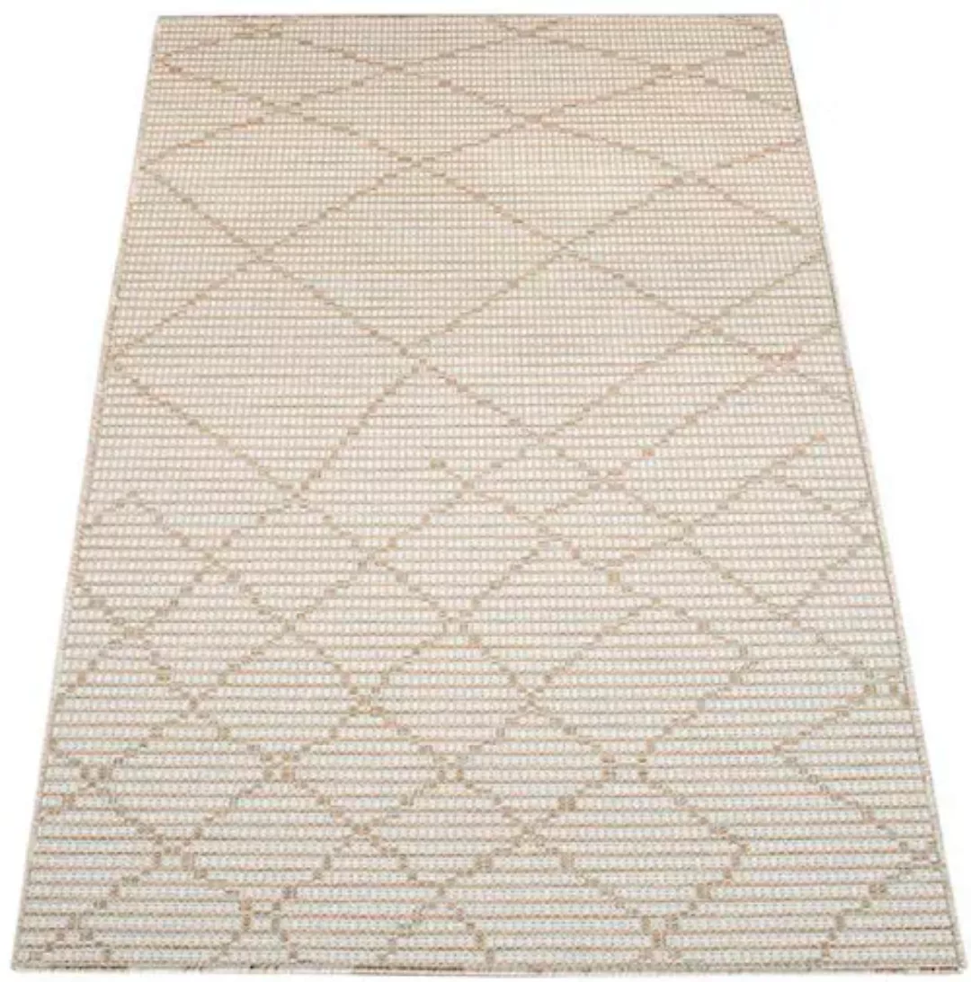 Carpet City Teppich »PALM3526«, rechteckig, Wetterfest & UV-beständig, flac günstig online kaufen