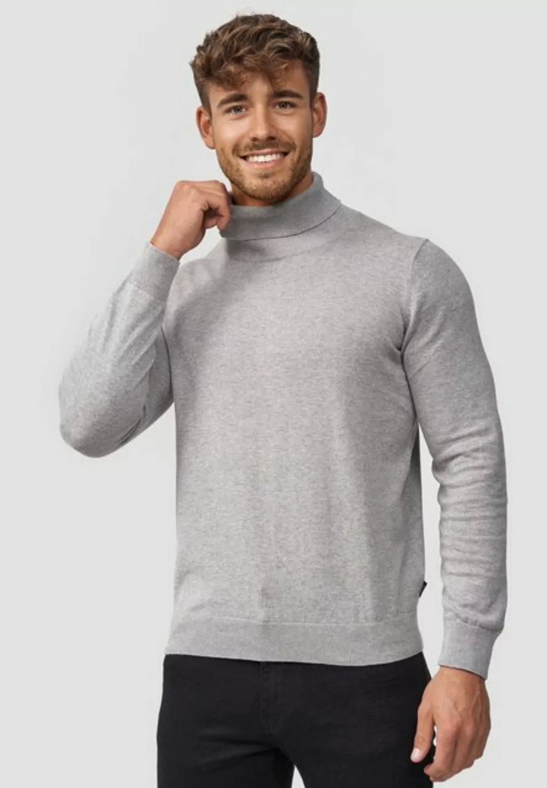 Indicode Rollkragenpullover Gates günstig online kaufen