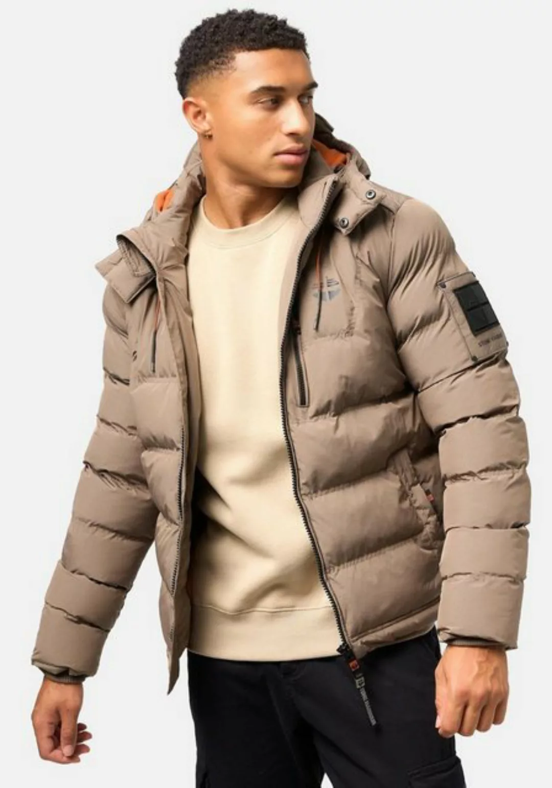 Stone Harbour Winterjacke "Arvidoo", mit Kapuze, Modische Herren Winter Ste günstig online kaufen