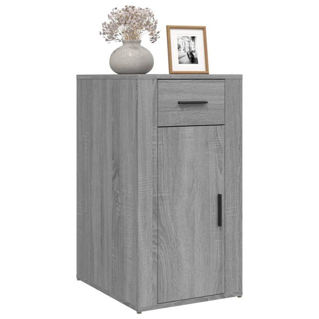 vidaXL Aktenschrank Büroschrank Grau Sonoma 40x49x75 cm Spanplatte Beistell günstig online kaufen