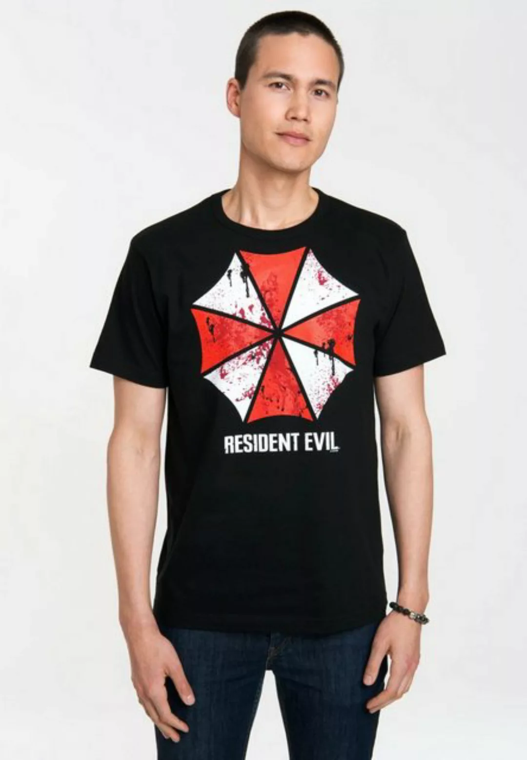 LOGOSHIRT T-Shirt Resident Evil - Umbrella mit Umbrella-Symbol günstig online kaufen