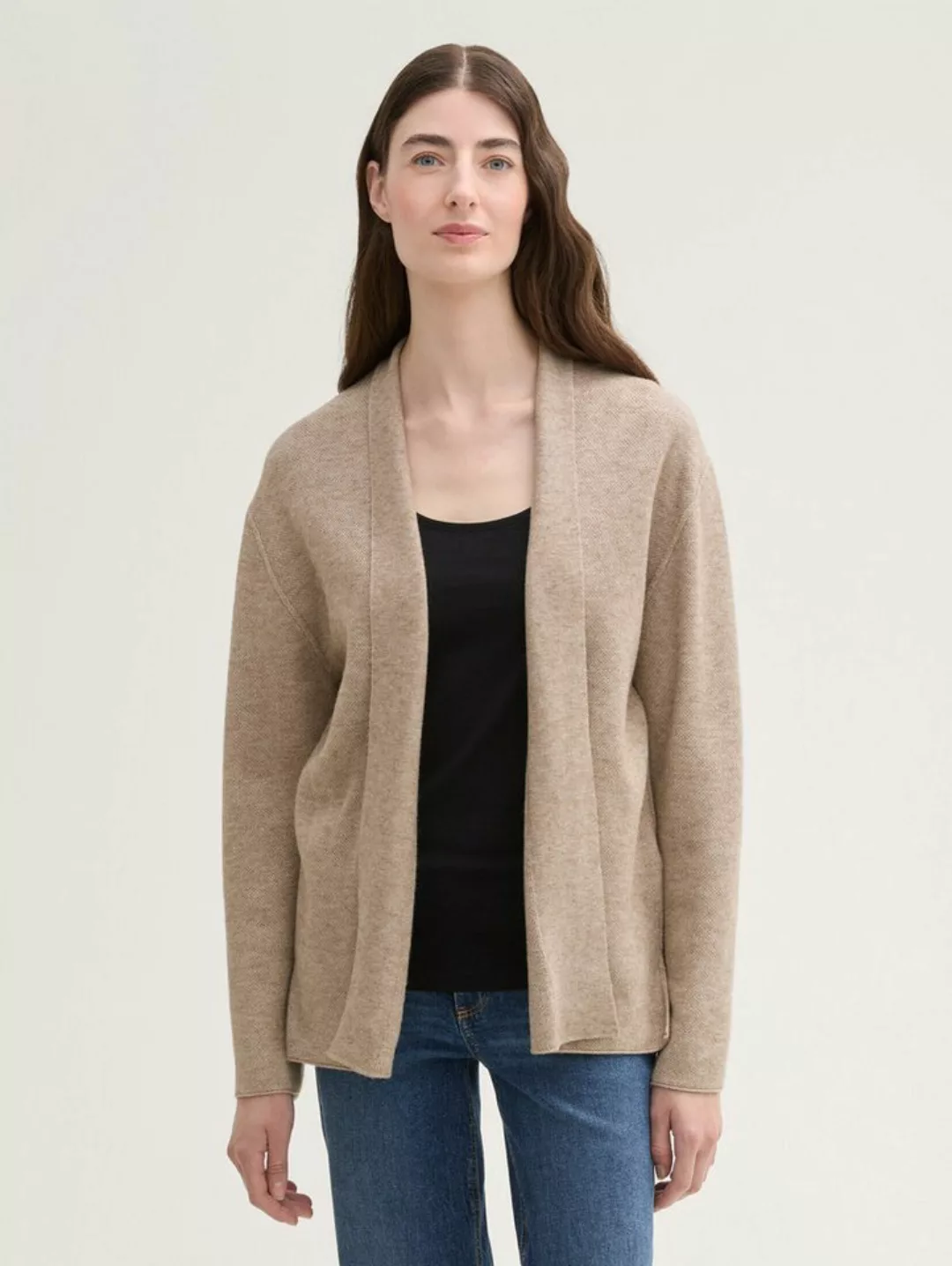 TOM TAILOR Cardigan Cardigan mit LENZING™ EcoVero™ günstig online kaufen