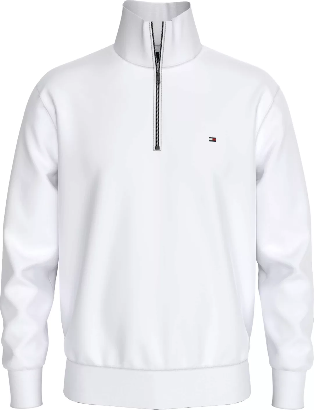 Tommy Hilfiger Sweatshirt ESSENTIAL FLEECE 1/4 ZIP mit Stehkragen günstig online kaufen