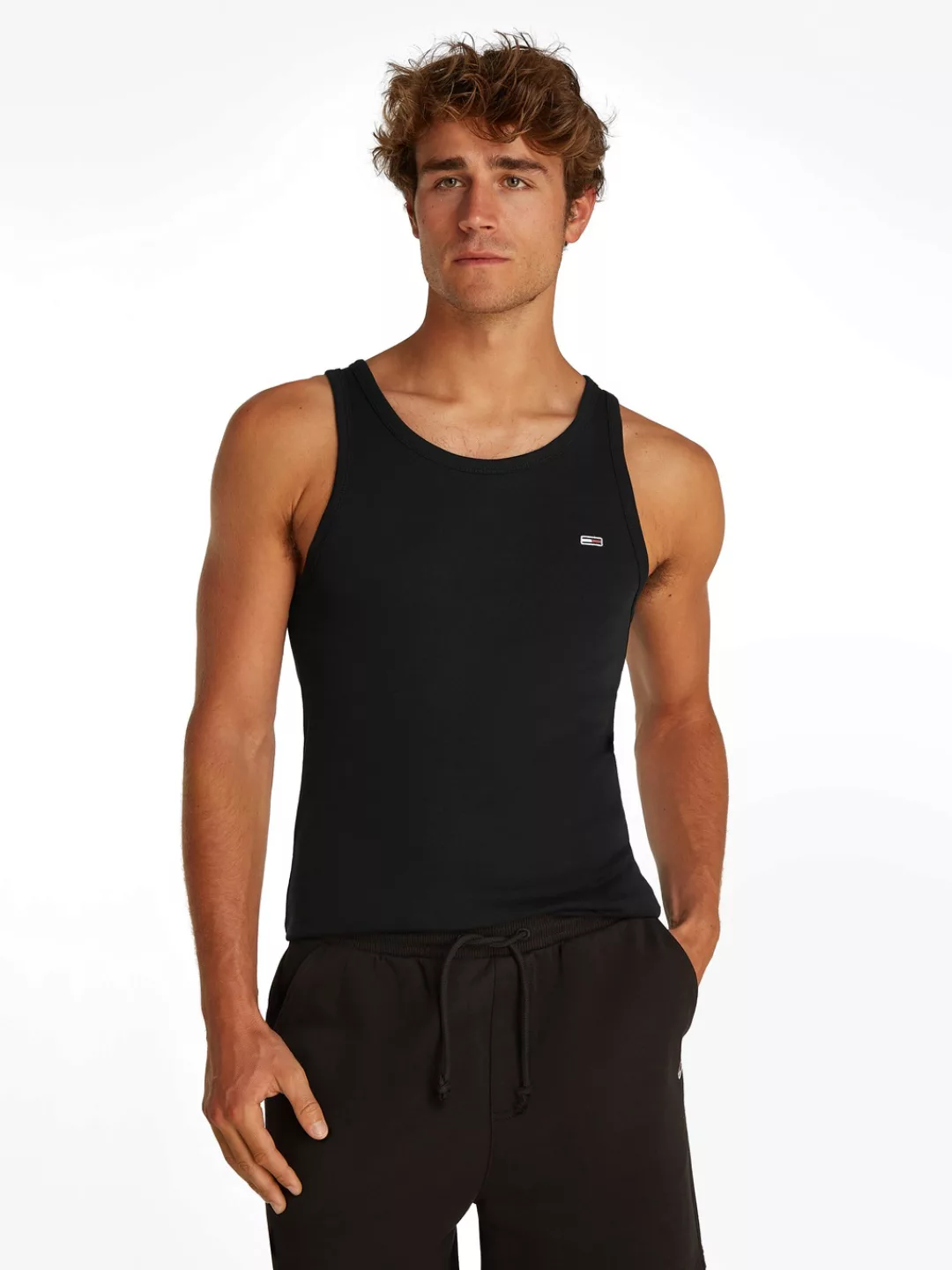 Tommy Jeans Tanktop "TJM XSLIM 2PCK RIB TANK EXT", (Packung, 2 tlg., 2er), günstig online kaufen