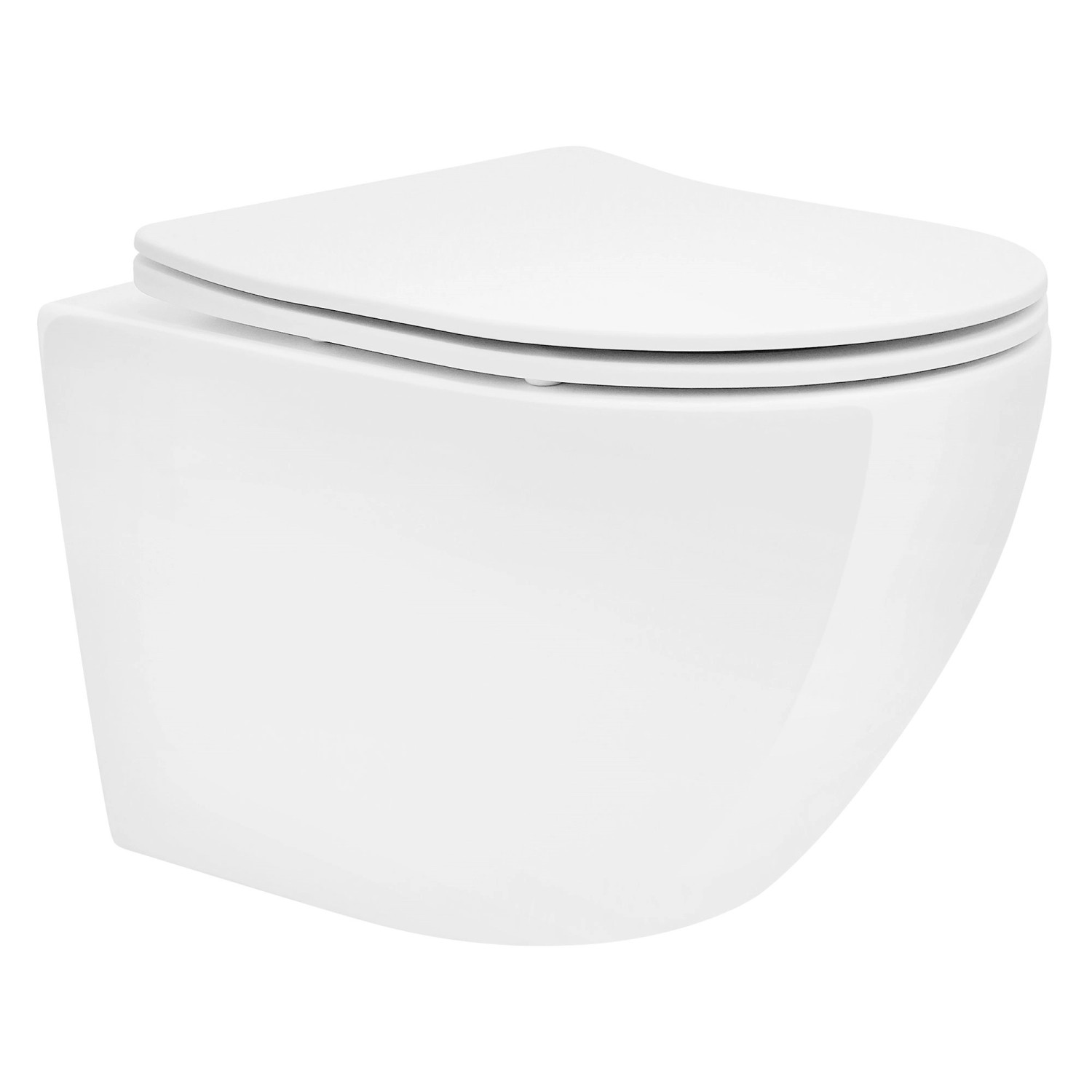 LuxeBath Tiefspül-WC Spülrandloses Wand Hänge WC günstig online kaufen