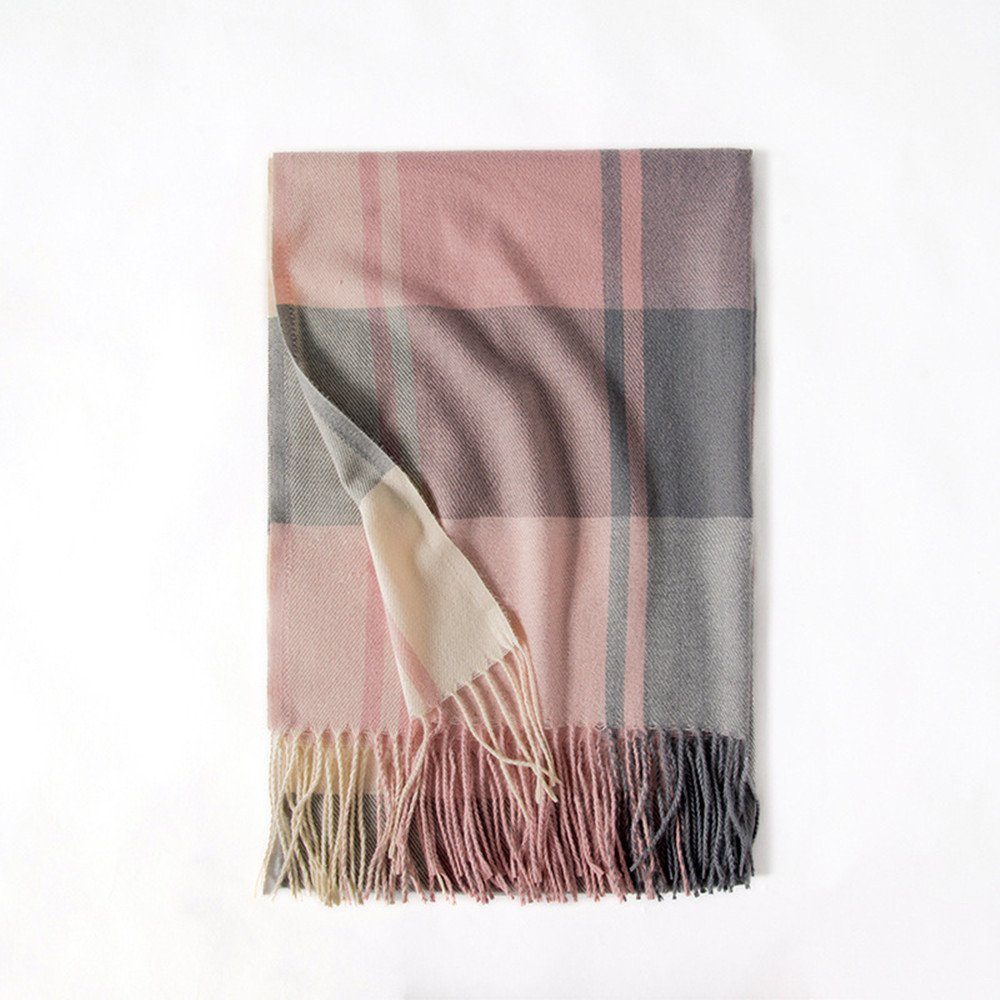 XDeer Wollschal Damen Schal,kuschelweich Karo,Winter Schal günstig online kaufen