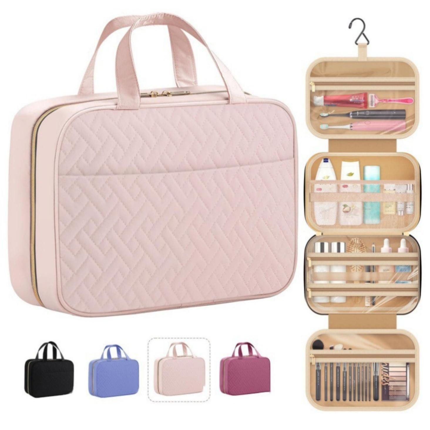 Coonoor Kulturbeutel Damen wasserdichte  Kosmetiktasche mit günstig online kaufen