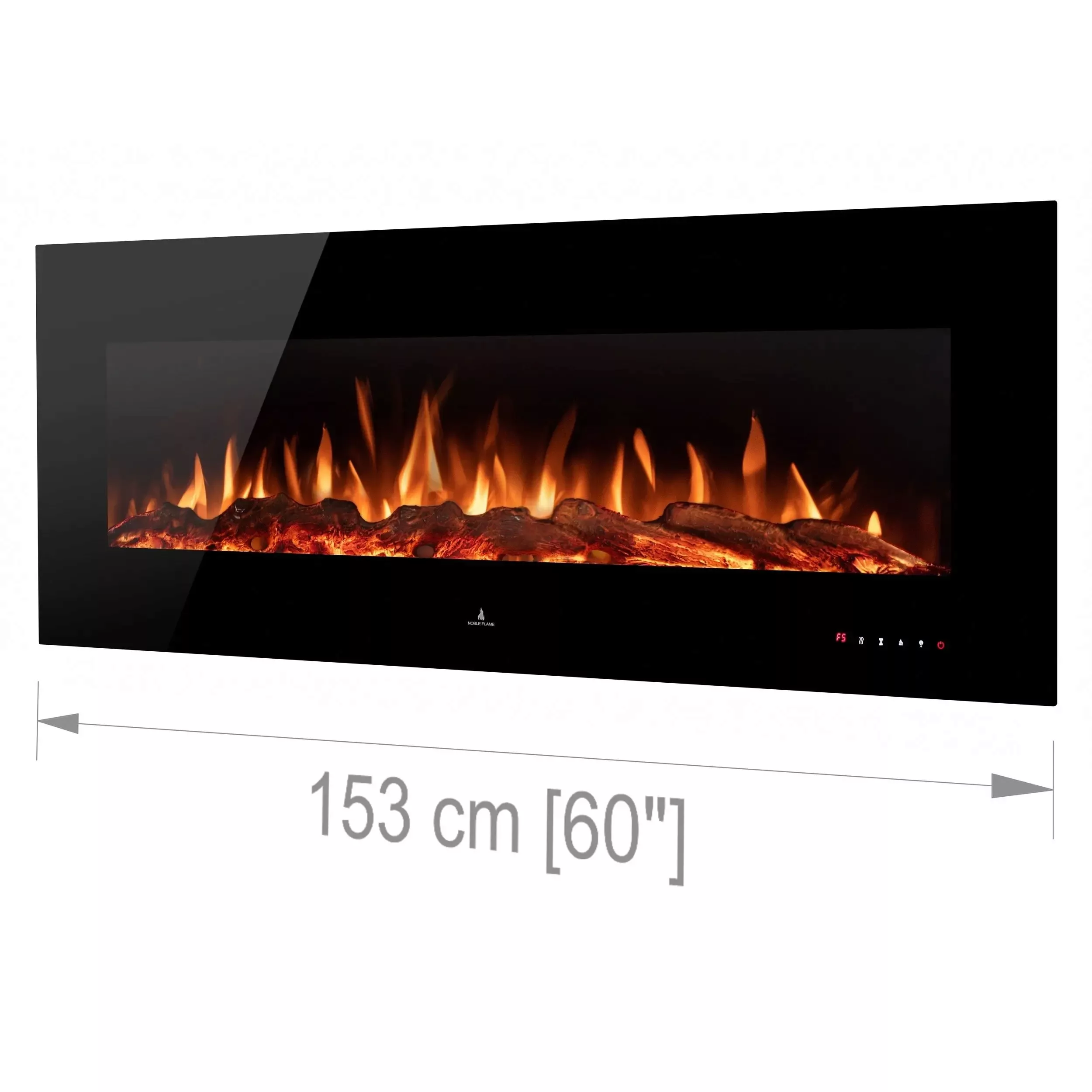 Noble Flame Vegas Schwarz: 1530 [Elektro Wandkamin] günstig online kaufen