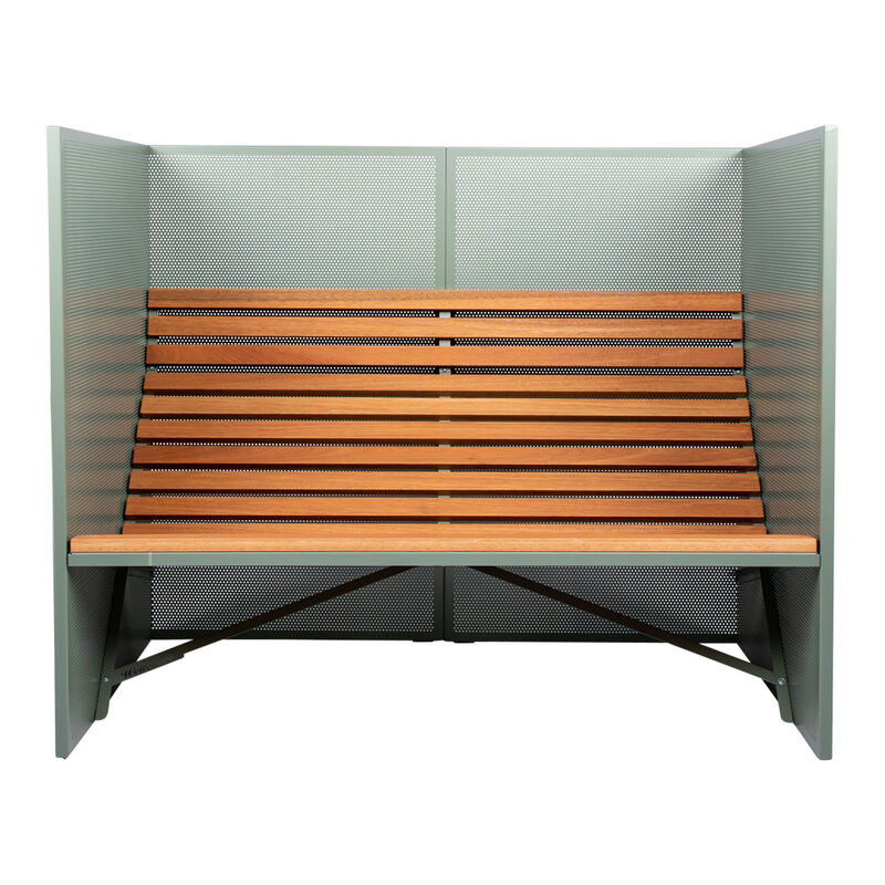 Patio Bench High - Outdoor Zementgrün günstig online kaufen