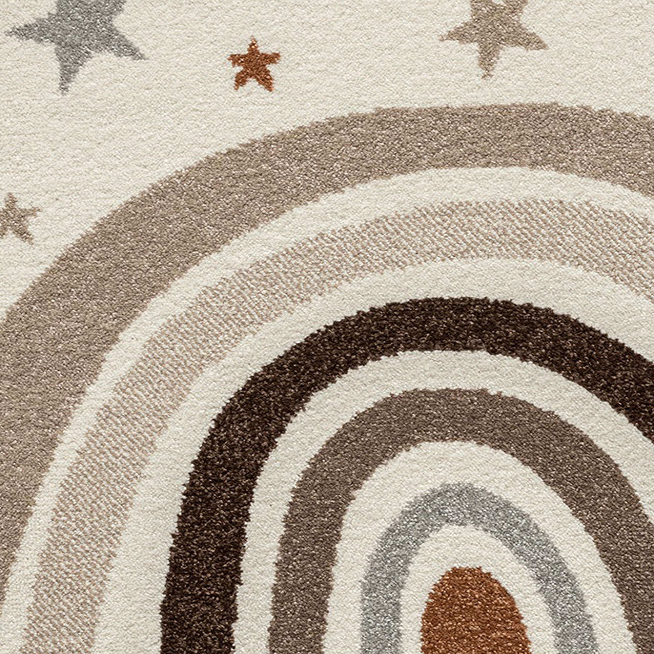 Carpetia Teppich Kurzflor Teppich Kinder creme günstig online kaufen