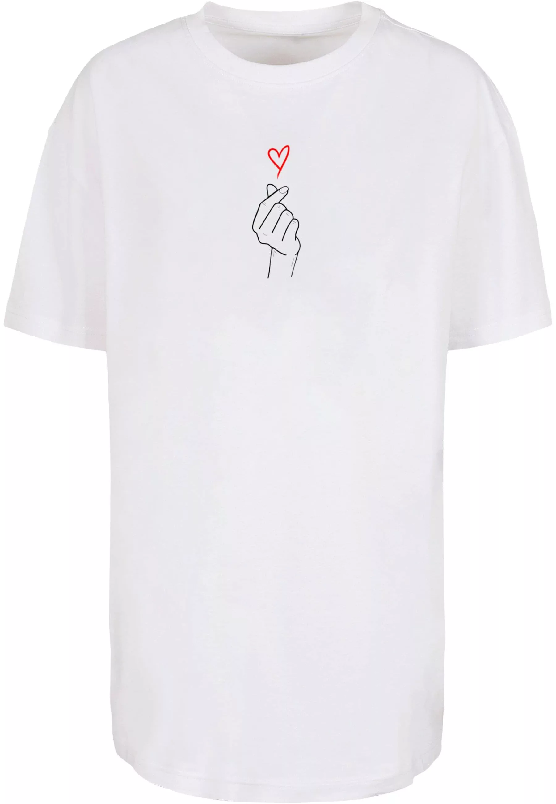 Merchcode T-Shirt "Merchcode Damen Ladies K Heart Oversized Boyfriend Tee" günstig online kaufen