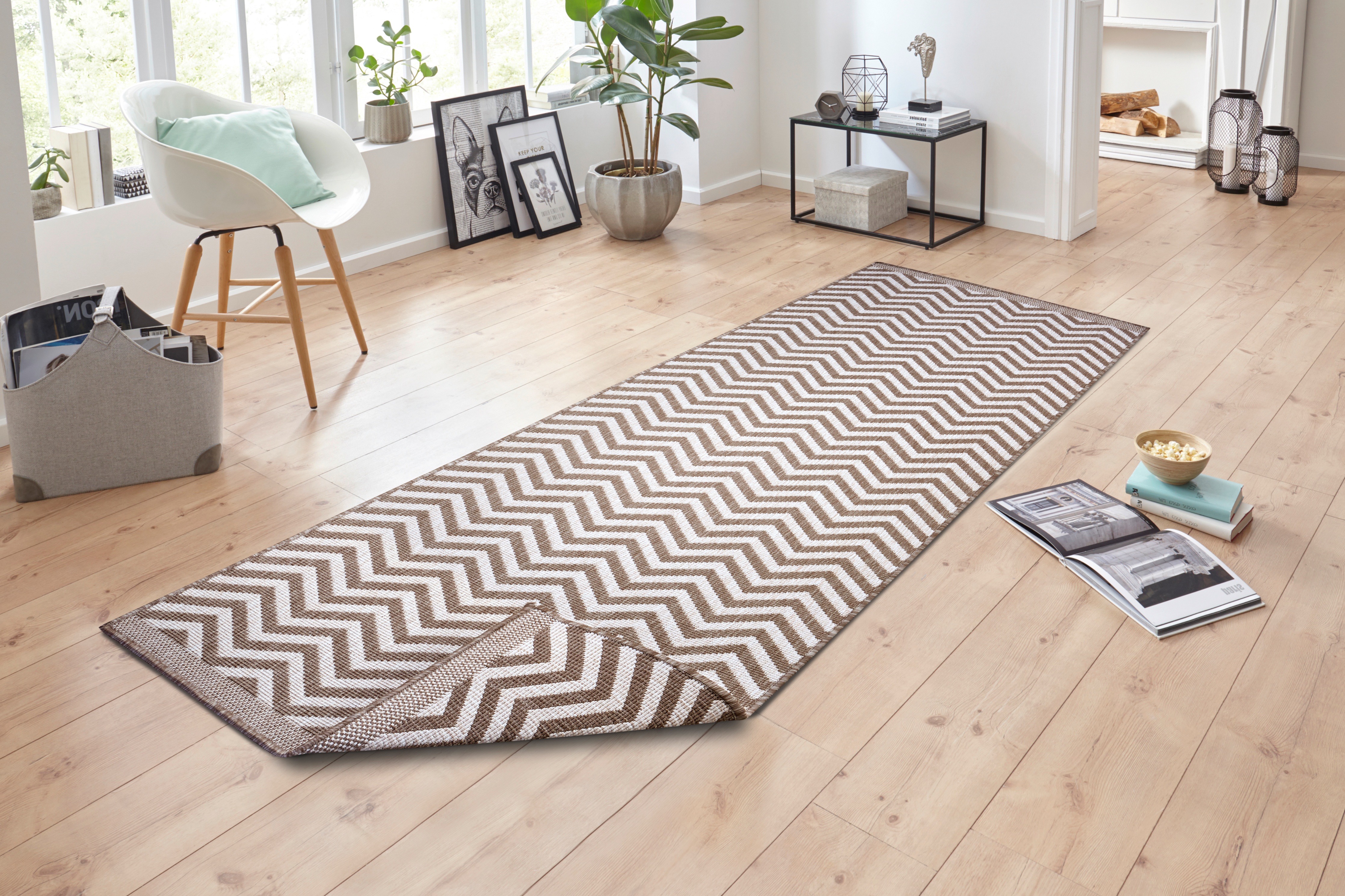 NORTHRUGS Teppich »Palma Wendeteppich«, rechteckig, 5 mm Höhe, In-& Outdoor günstig online kaufen