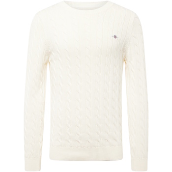 Gant Strickpullover COTTON CABLE C-NECK mit Wappen-Logostickerei auf der Br günstig online kaufen