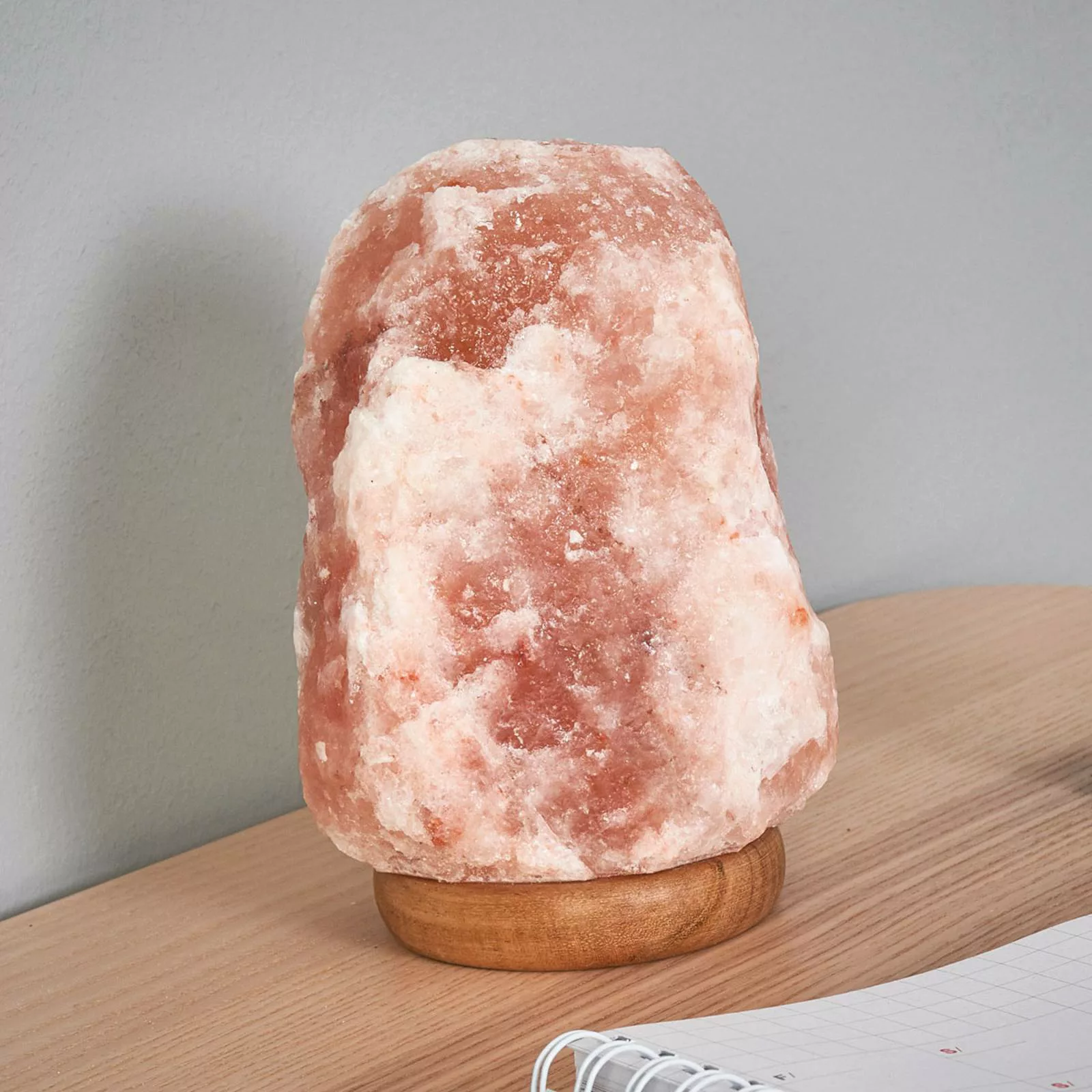 HIMALAYA SALT DREAMS Salzkristall-Tischlampe »Rock«, Leuchtmittel E14   Leu günstig online kaufen