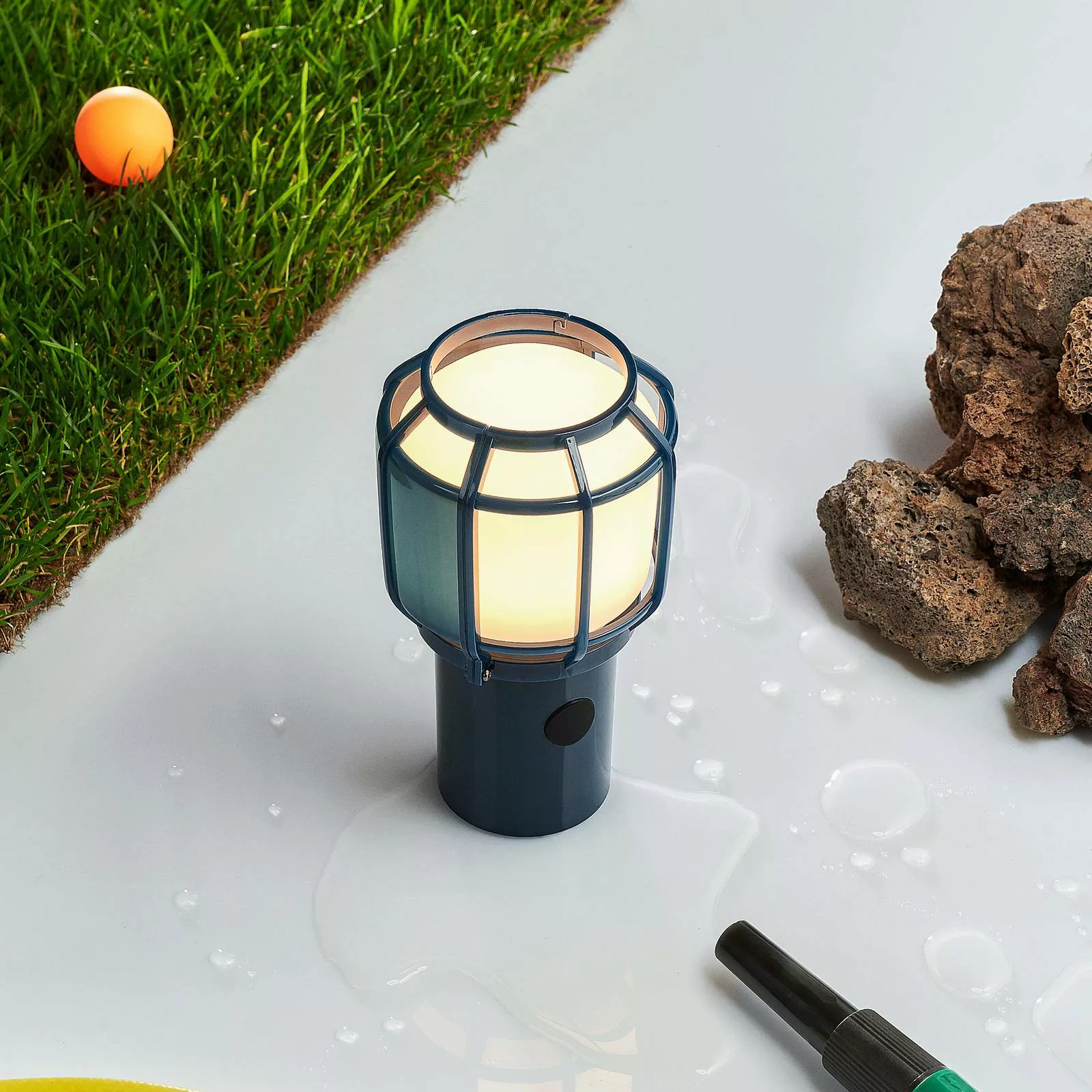 MARSET Chispa LED-Akku-Terrassenlampe IP44 blau günstig online kaufen