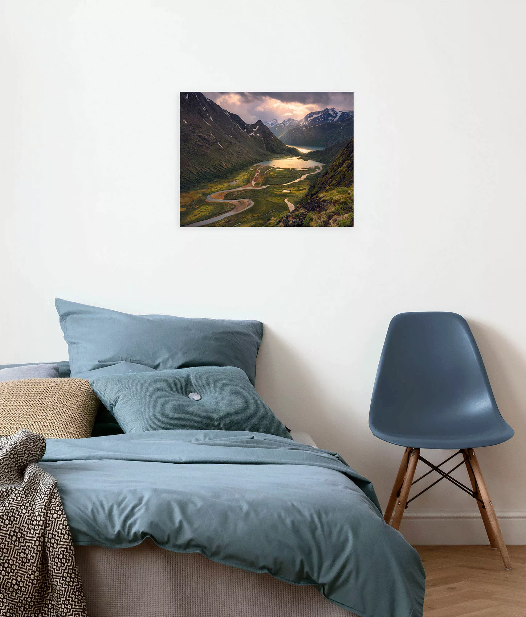 Komar Leinwandbild "Keilrahmenbild - Northern Light - Größe 40 x 30 cm", Ba günstig online kaufen