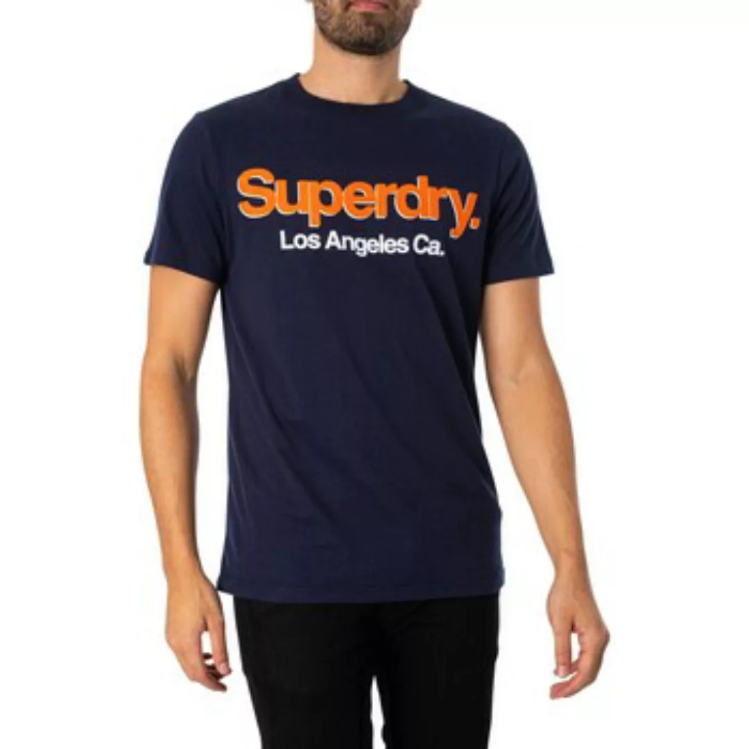 Superdry  T-Shirt Klassisches verwaschenes Core-Logo-T-Shirt günstig online kaufen