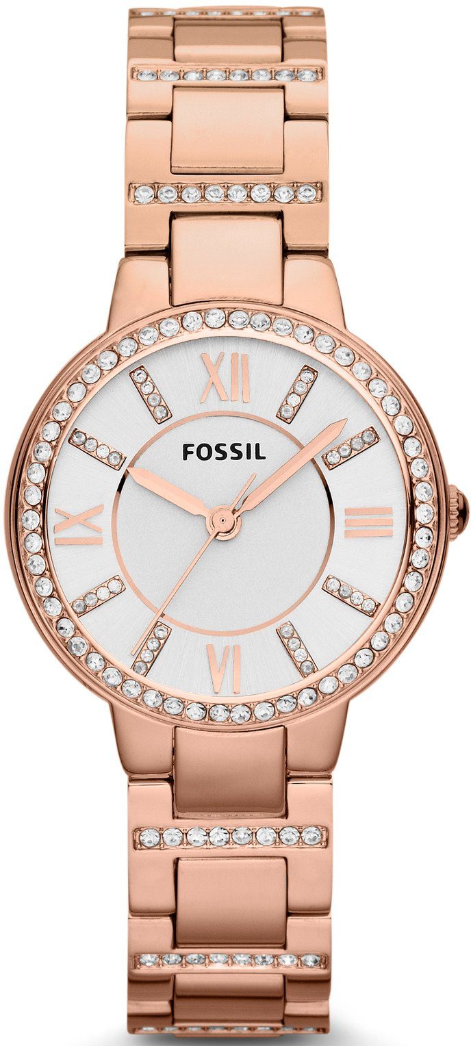 Fossil Quarzuhr VIRGINIA ES3282, Armbanduhr, Damenuhr, günstig online kaufen