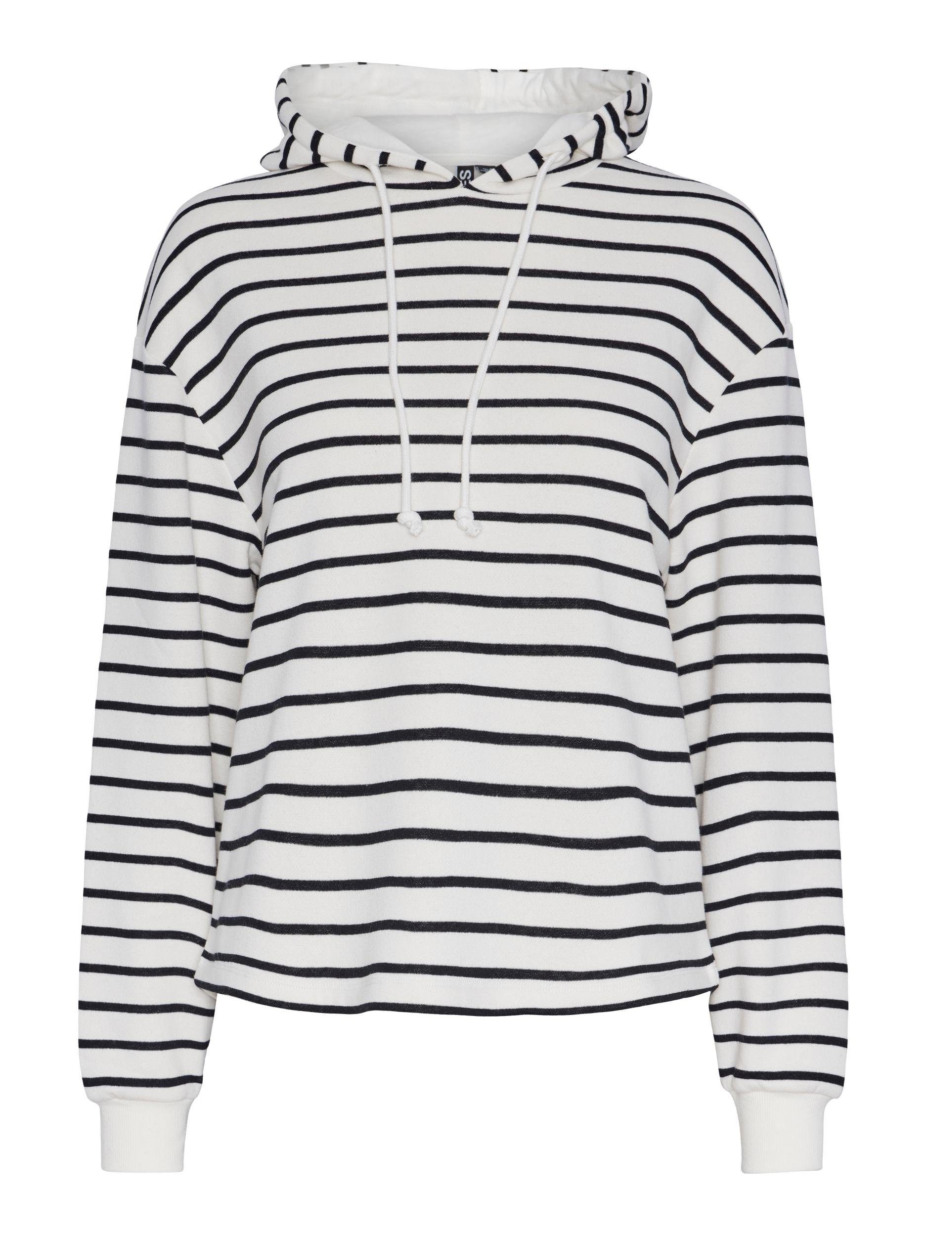 pieces Hoodie PCCHILLI LS HOODIE STRIPES günstig online kaufen