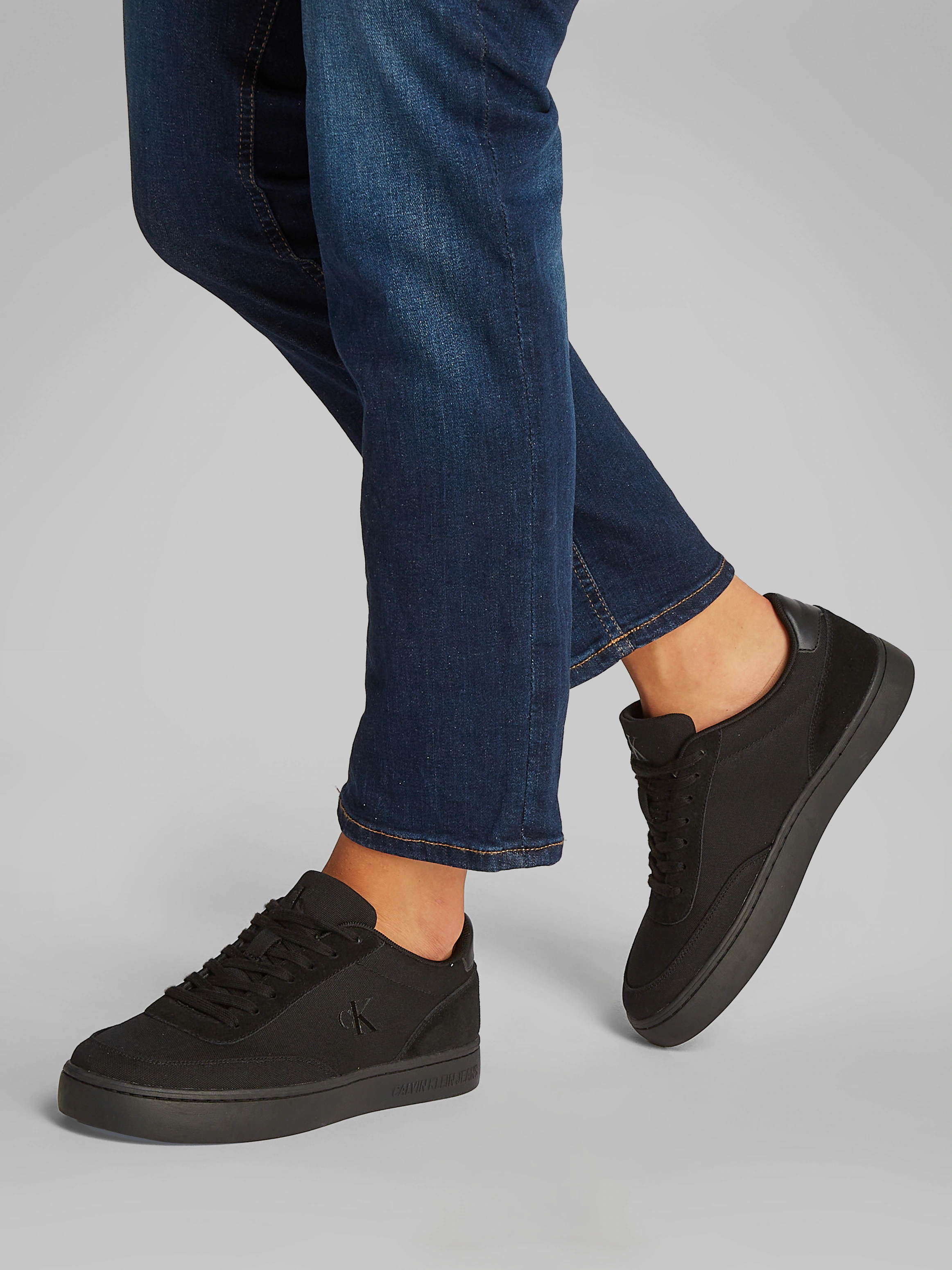 Calvin Klein Jeans Sneaker "CLASSIC CUPSOLE MG CANVAS", Schnürschuh, Halbsc günstig online kaufen