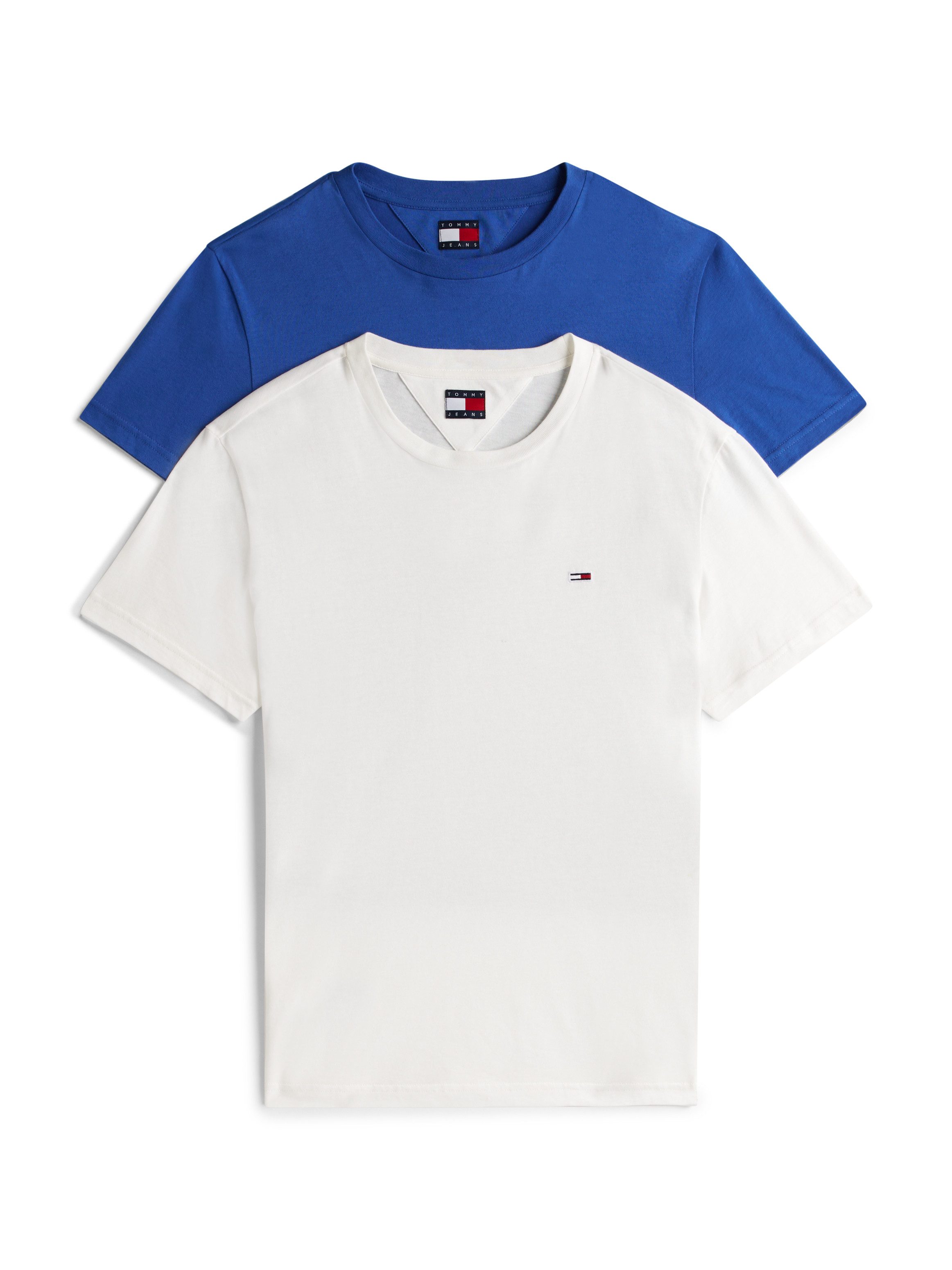 Tommy Jeans Rundhalsshirt "TJM XSLIM 2PACK JERSEY TEE EXT", (Packung, 2er-P günstig online kaufen