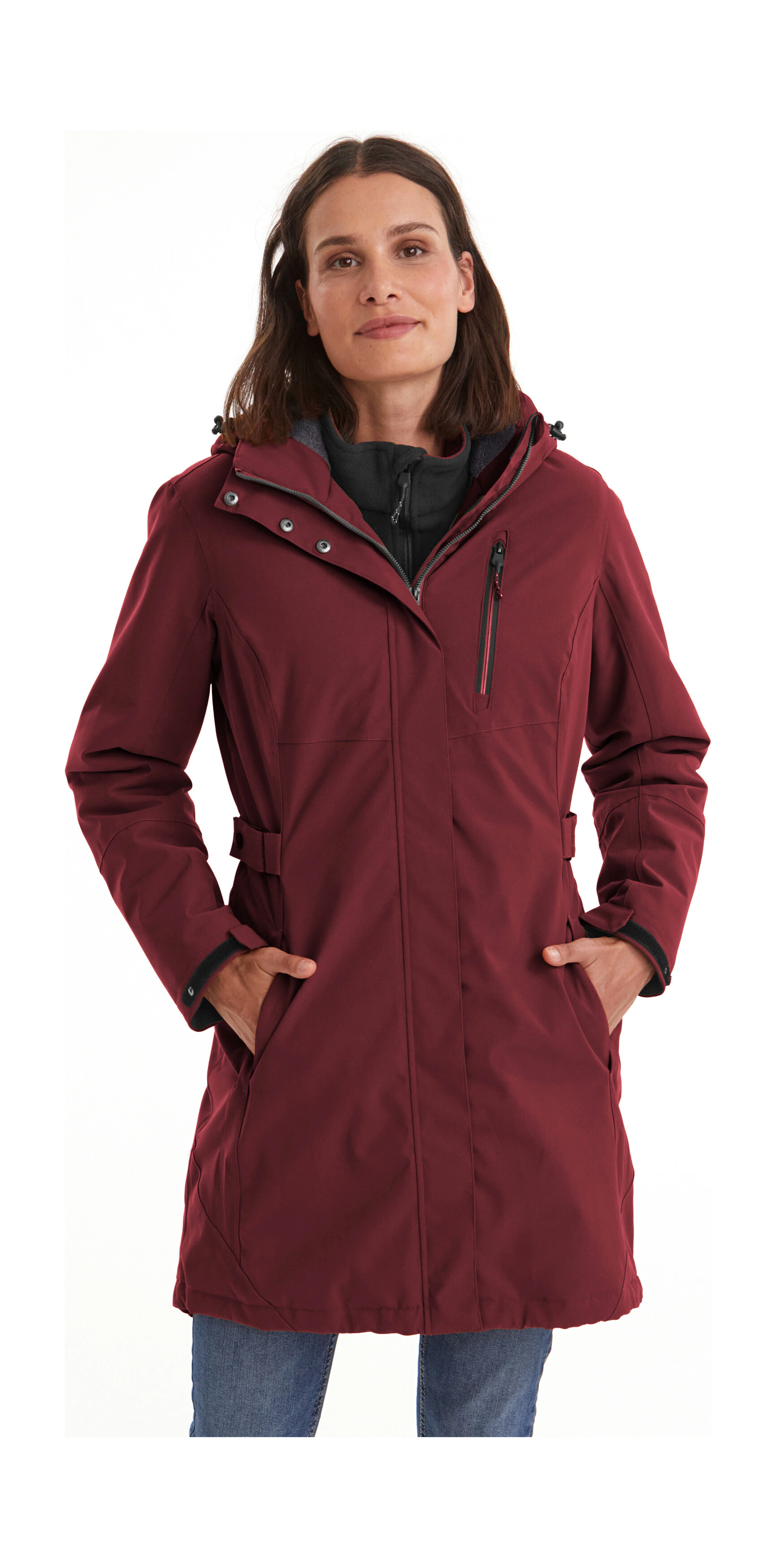 Killtec Parka "KOW 165 WMN PRK", Wasser- und winddichter Parka mit Teddyfle günstig online kaufen