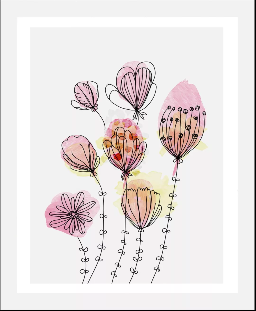 queence Bild »Faye«, Blumen-Blumenbilder-Pflanzen-Pflanzenbilder, (1 St.), günstig online kaufen