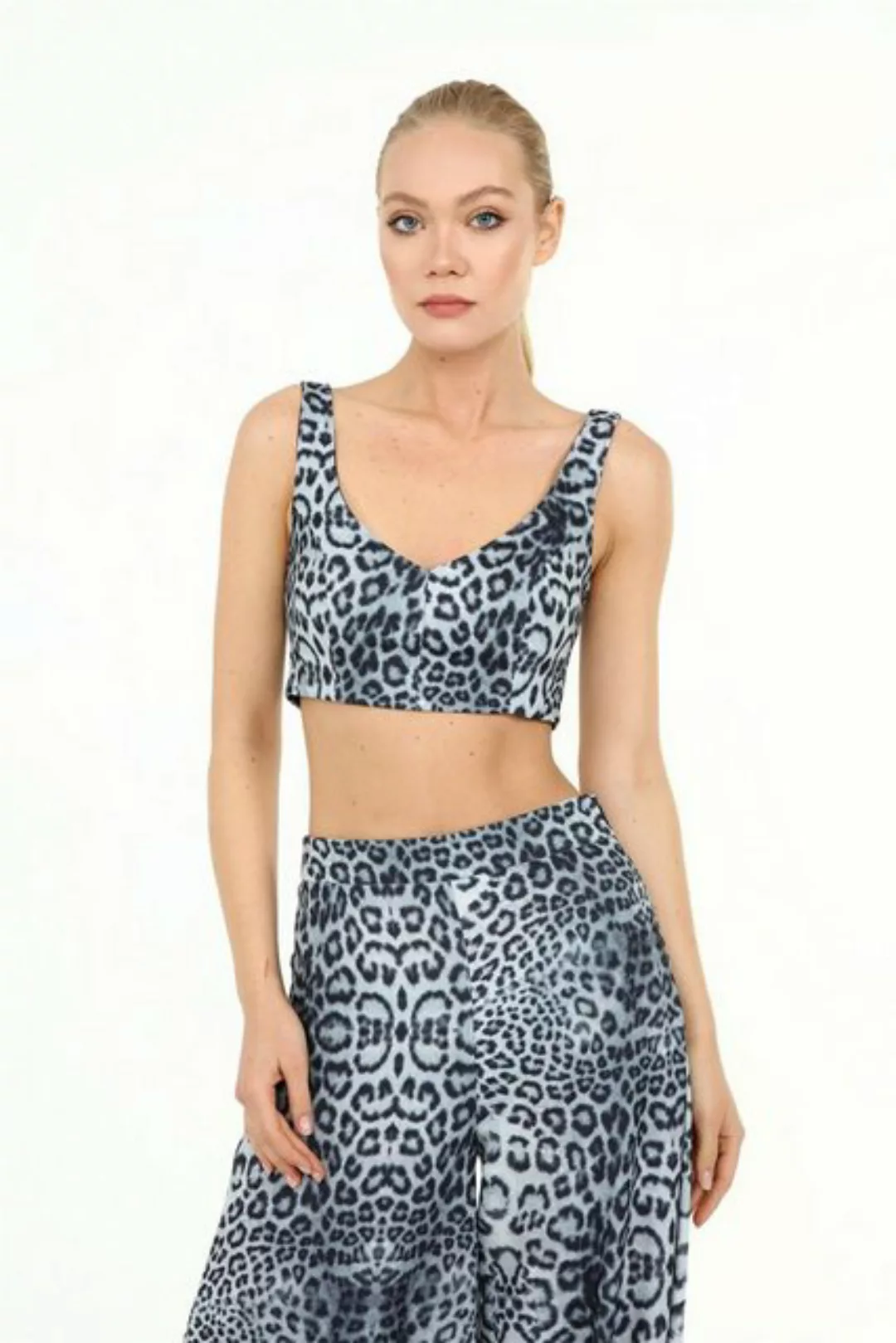 HomeStore Blusentop Leopardenmuster Bustier günstig online kaufen