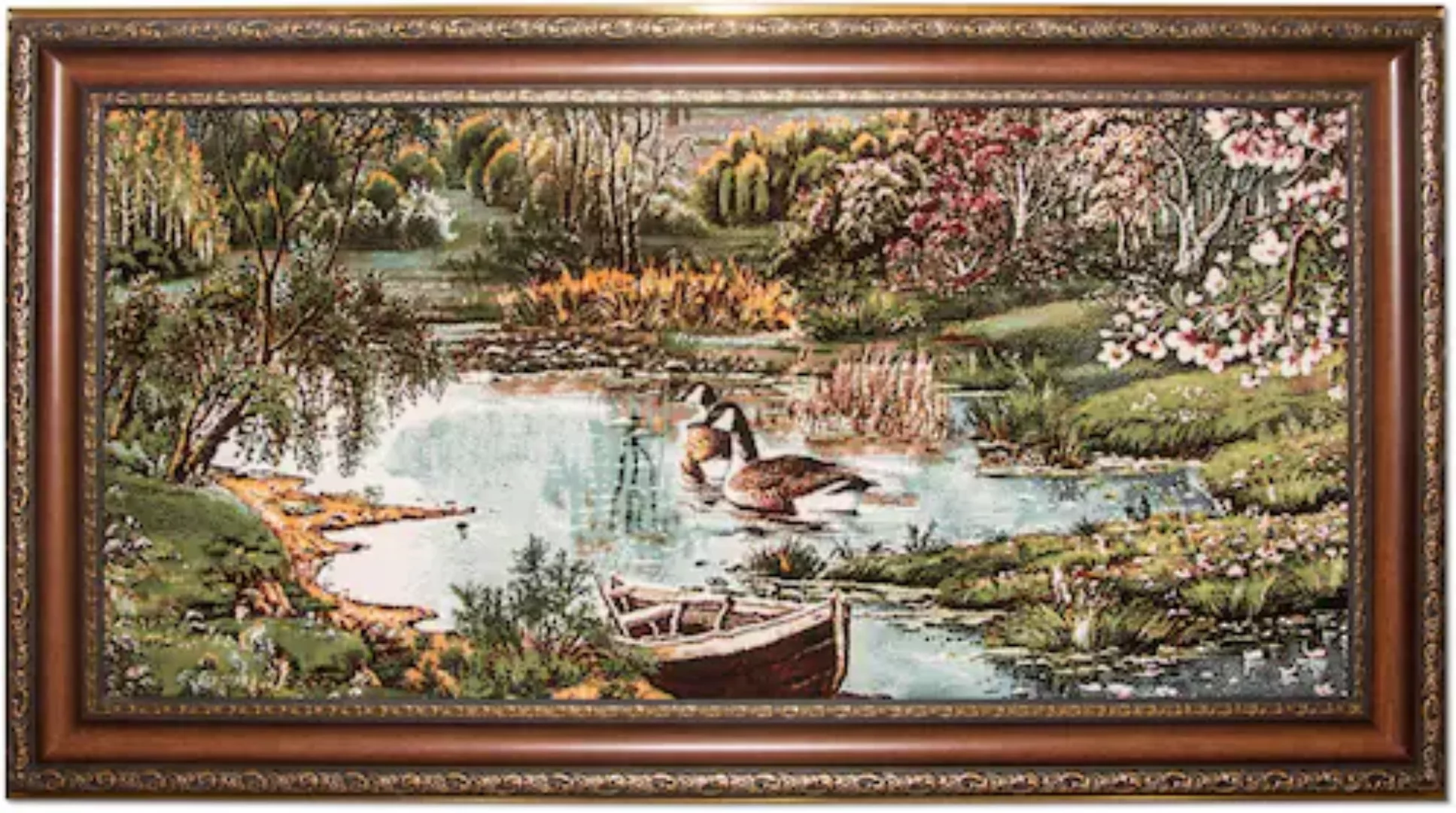 morgenland Wandteppich »Bild-Teppich Figurativ 112 x 62 cm«, rechteckig günstig online kaufen