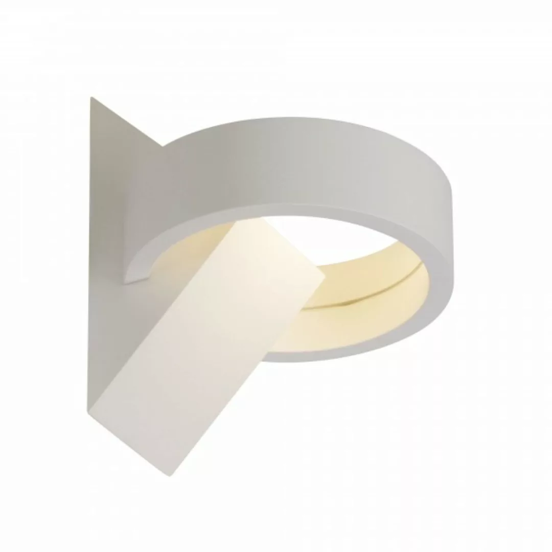AEG YUL LED Wandleuchte 12,5 cm Aluminium-Druckguss / Glas Weiß günstig online kaufen