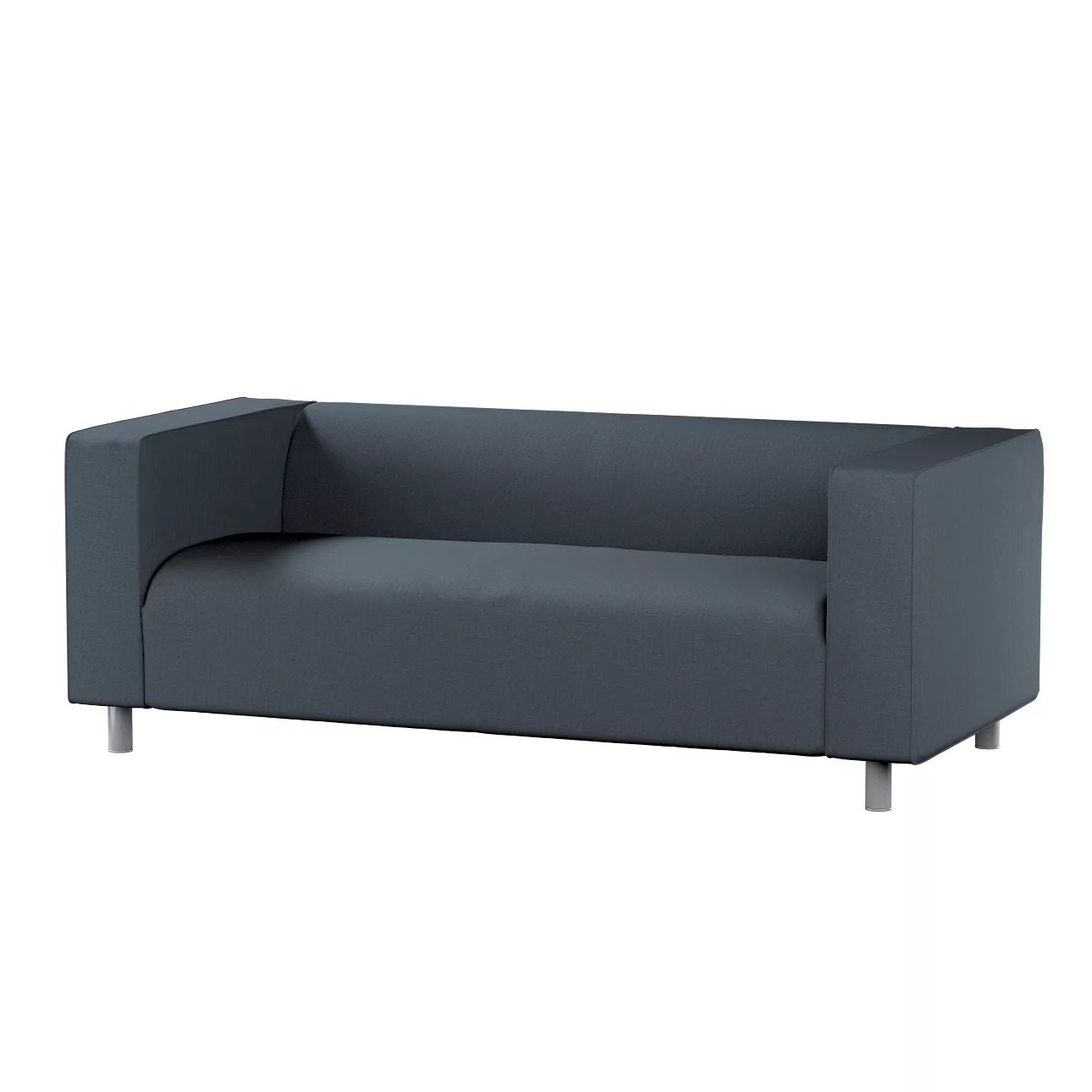 Bezug für Klippan 2-Sitzer Sofa, Dunkelblau, Sofahusse, Klippan 2-Sitzer, E günstig online kaufen