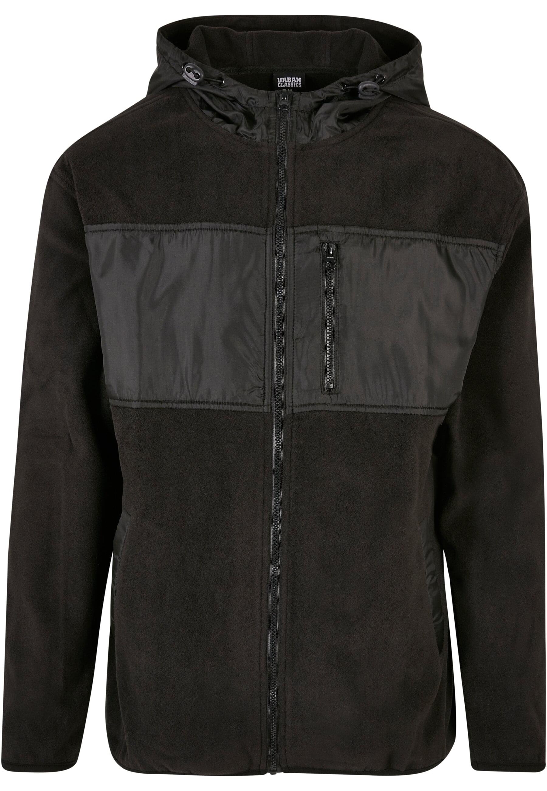 URBAN CLASSICS Winterjacke "Urban Classics Herren Hooded Micro Fleece Jacke günstig online kaufen