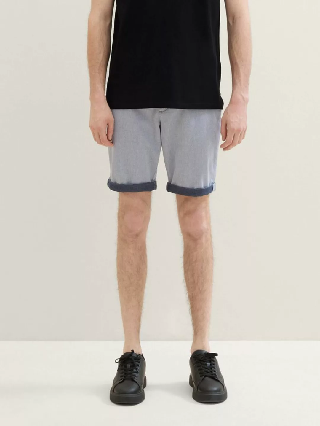 TOM TAILOR Bermudas Slim Chino Shorts mit Gürtel günstig online kaufen