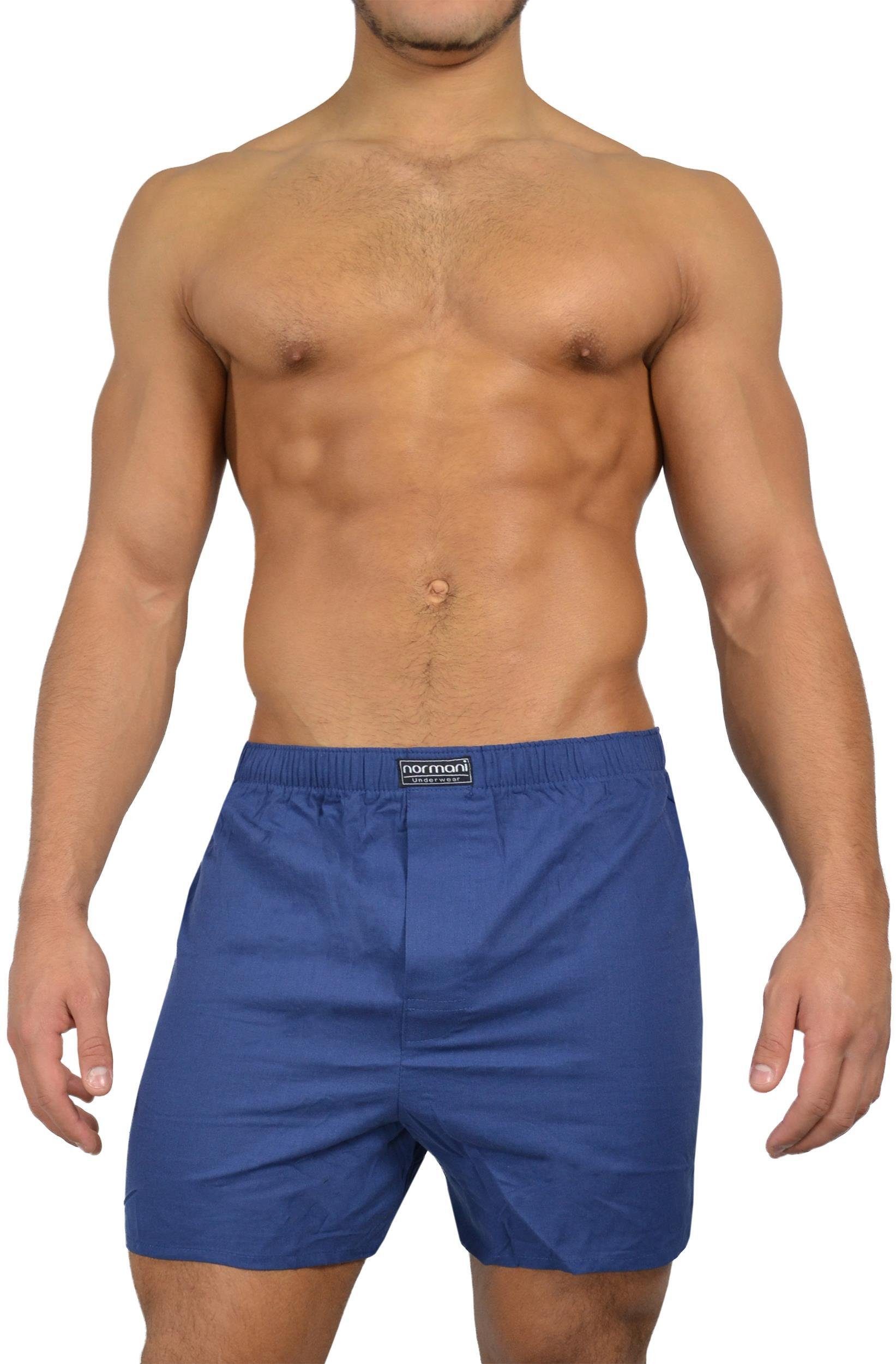 normani Boxershorts 3 Stück Herren Web günstig online kaufen